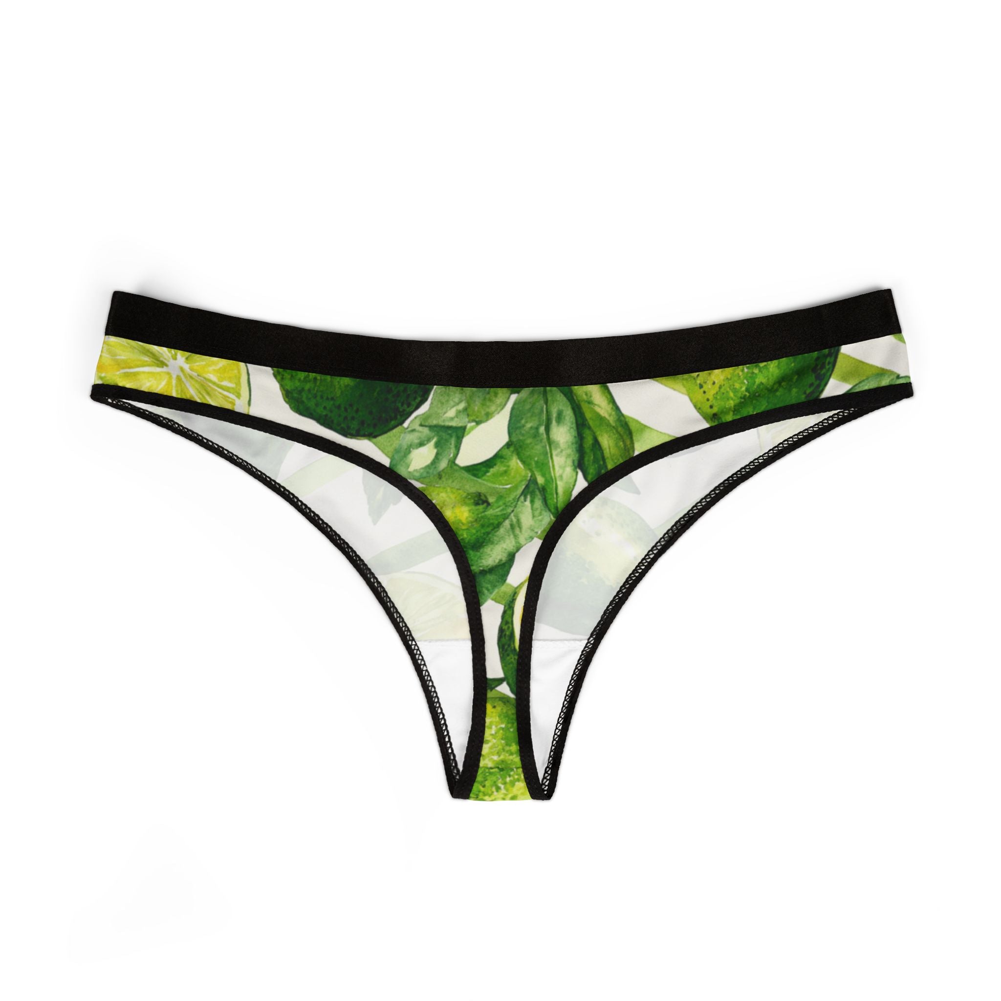 Women's thongs fruit with striped