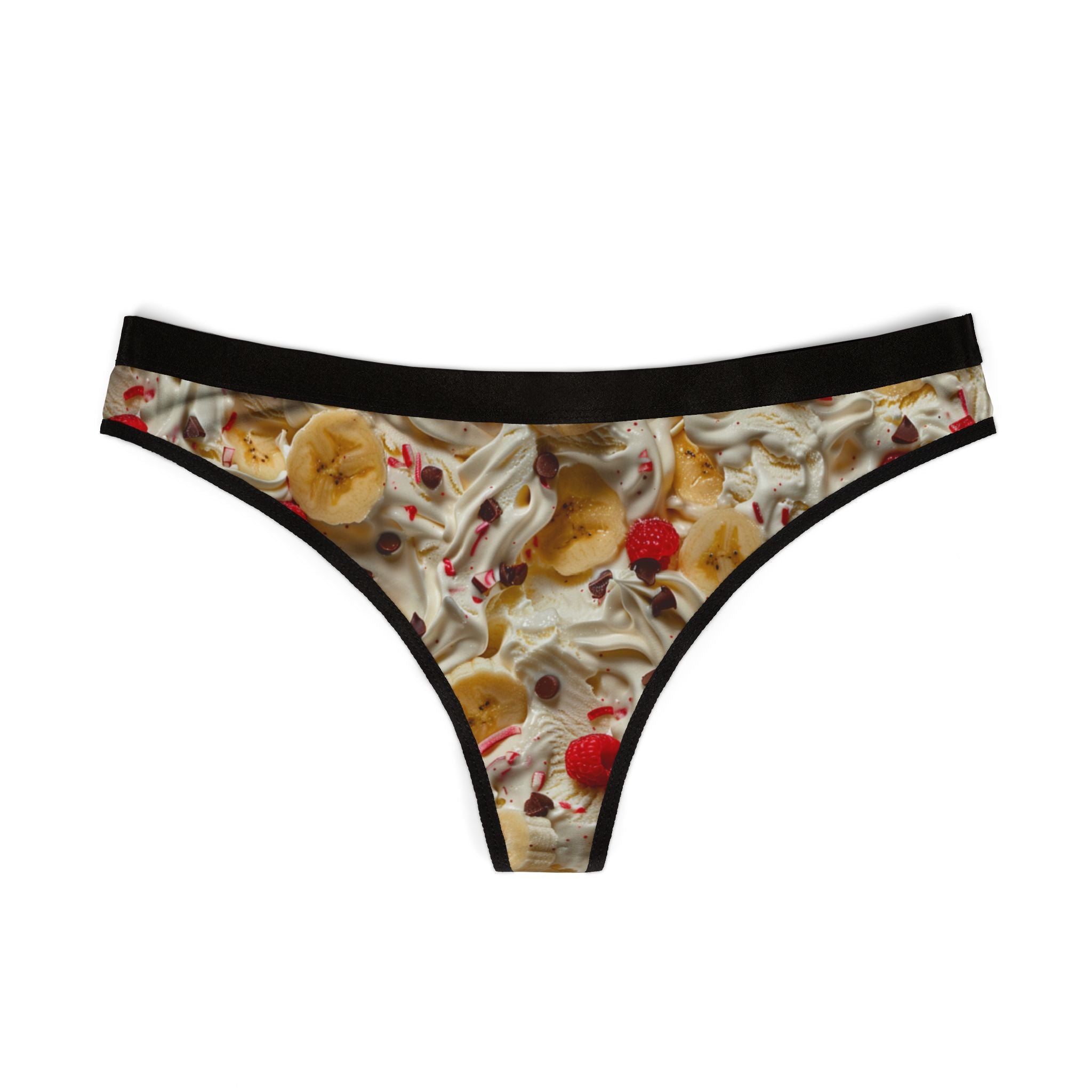 Women's thongs junk food extra