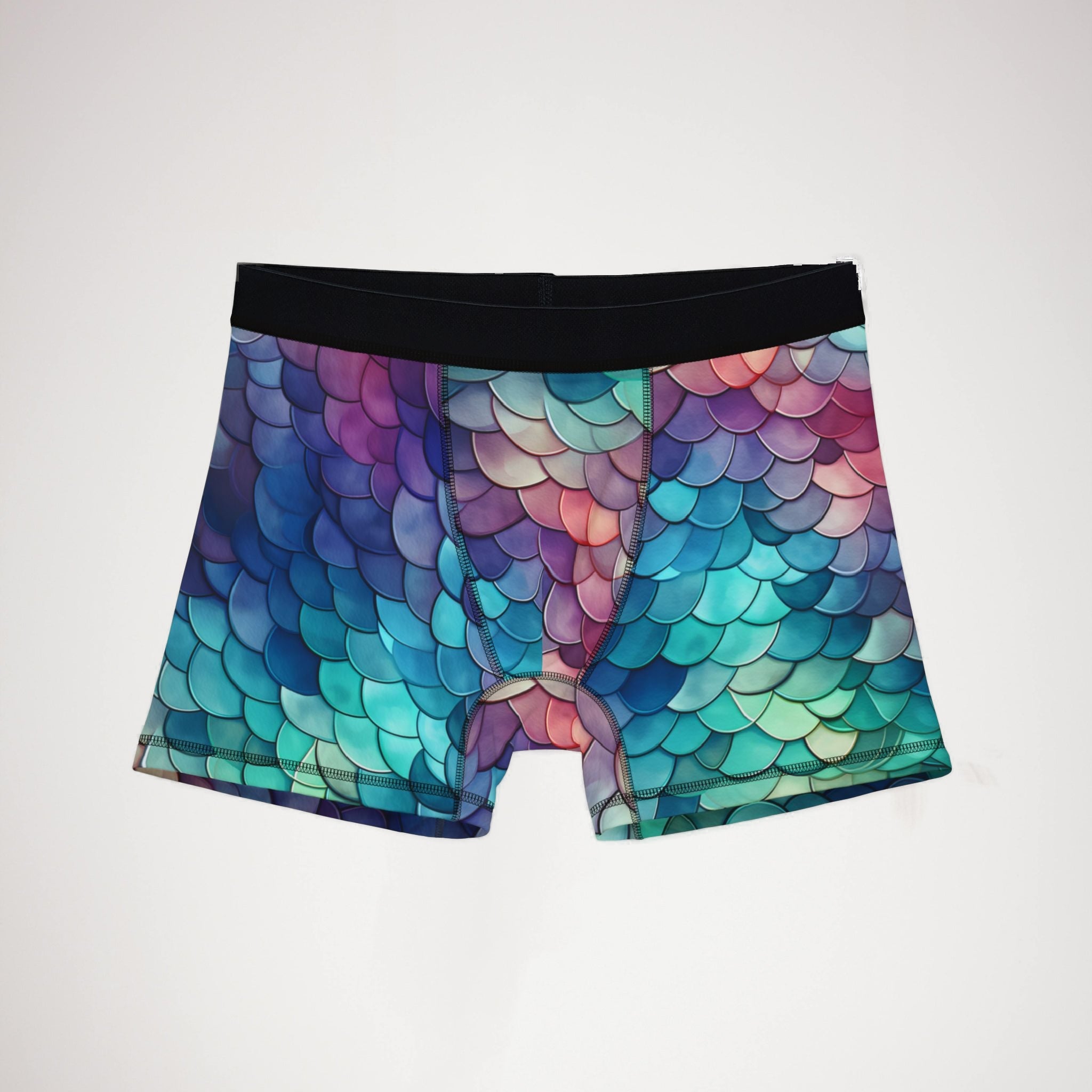 Men's boxers mermaid scales