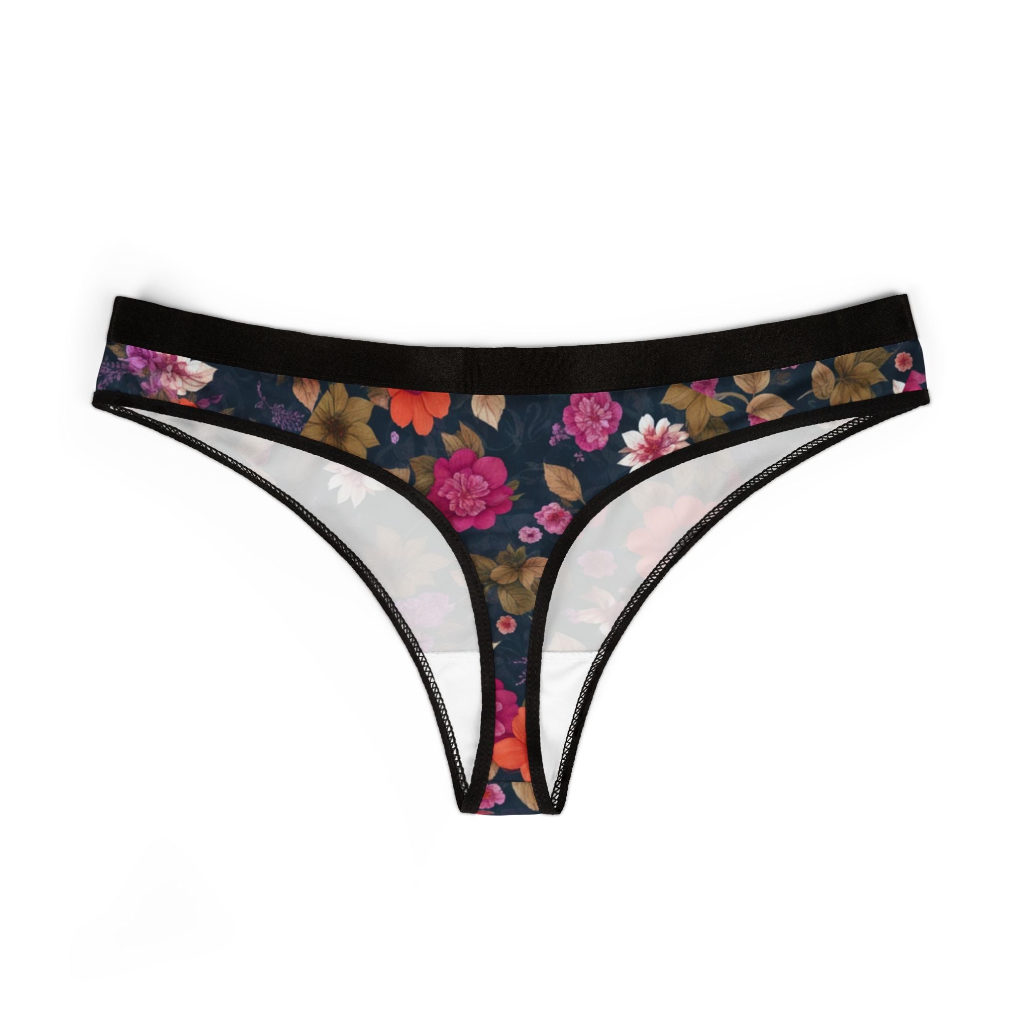 Women's thongs floral fall beautiful