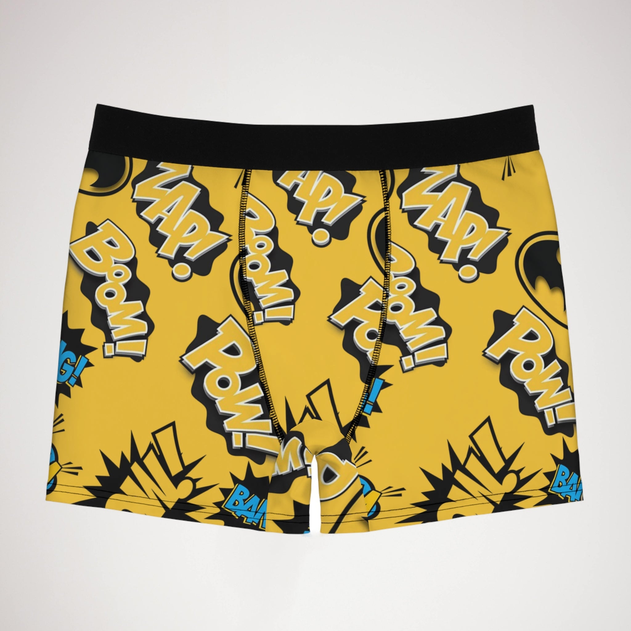 Men's boxer briefs batman sounds yellow