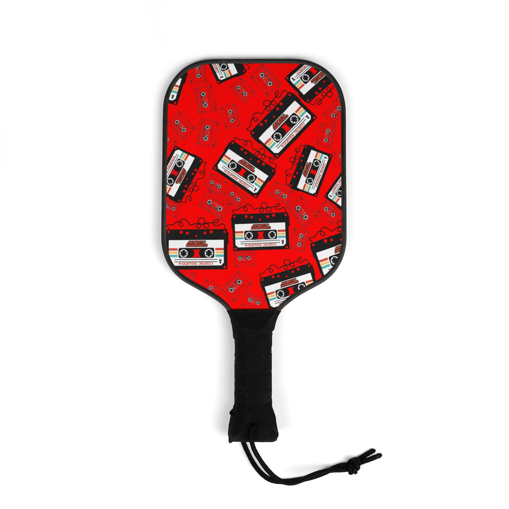 Pickleball kit (2 paddles + 2 balls + transparent bag) Cosmic Rewind Cassette red