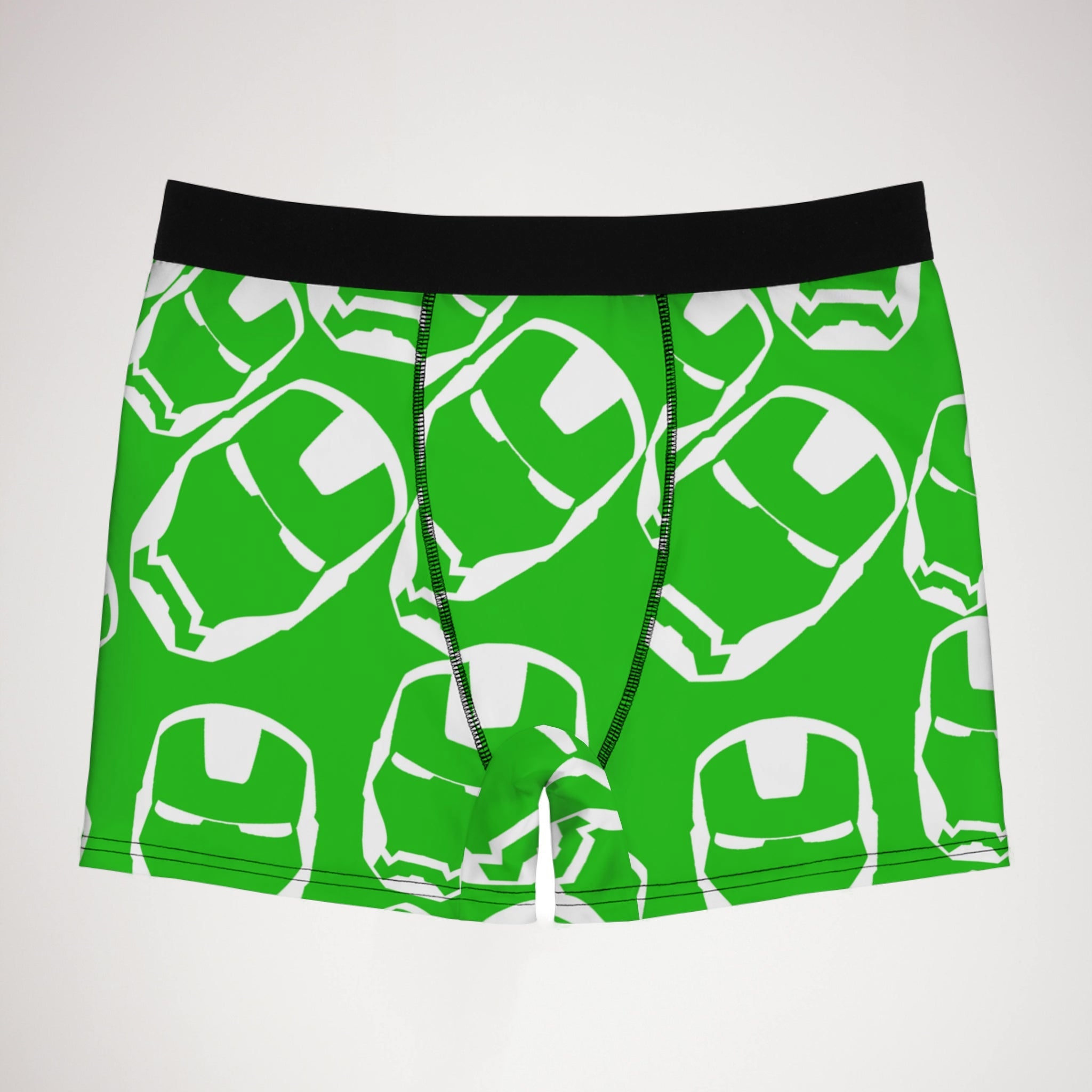 Men's boxer briefs iron man green