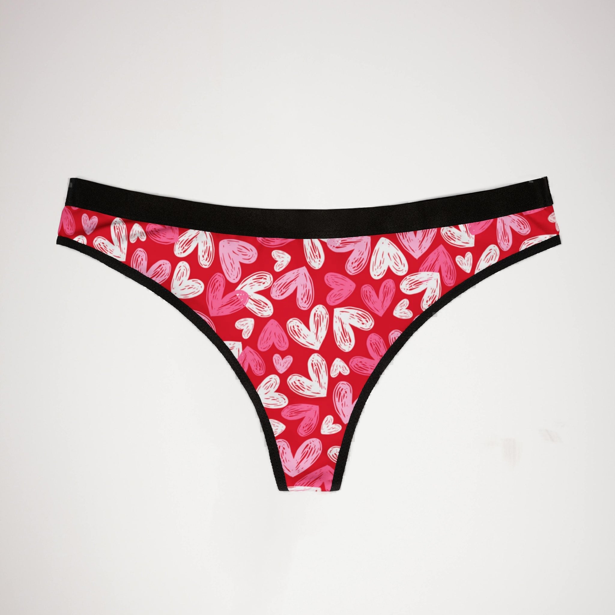Women's thongs romantic valentine