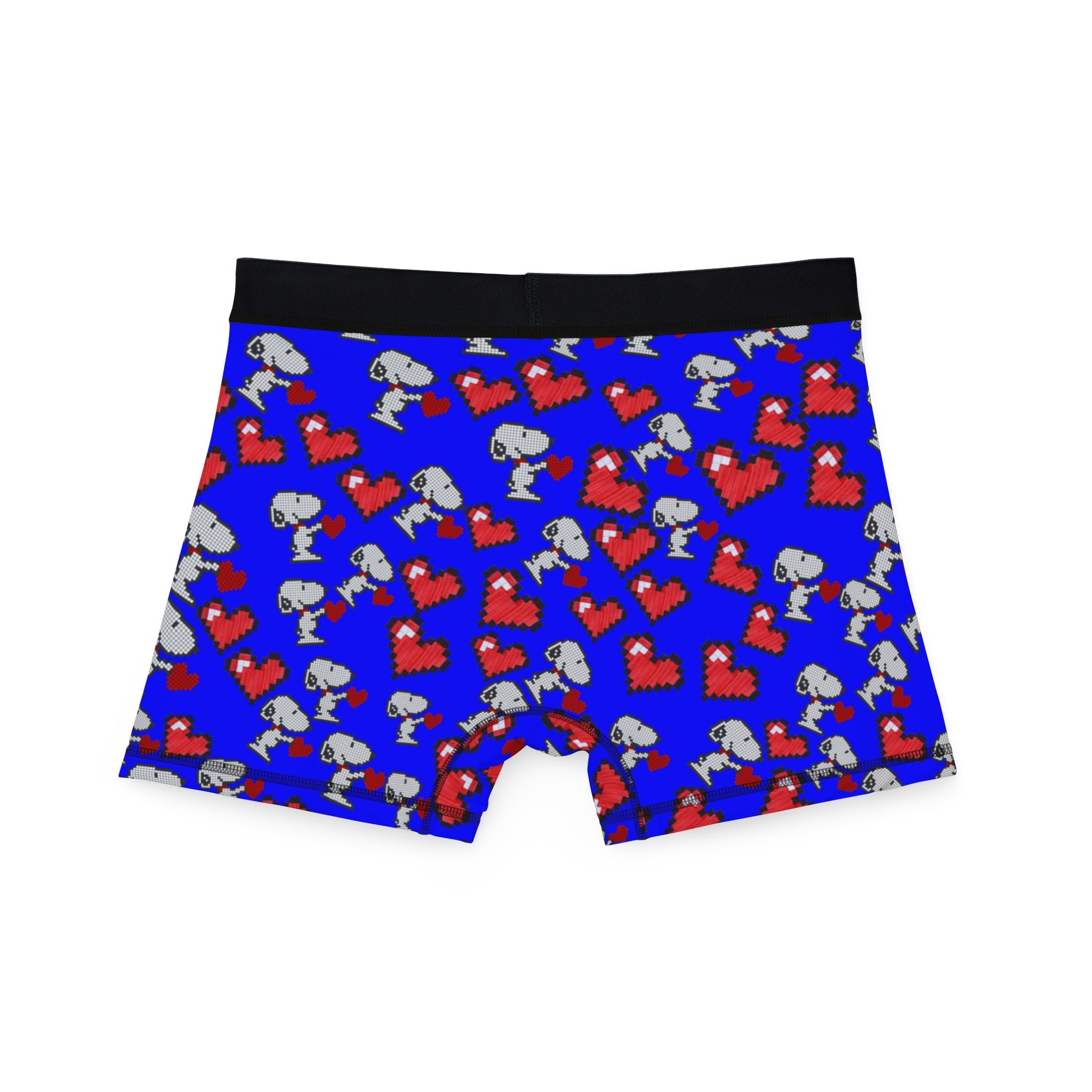 Men's boxers snoopy hearts valentine blue