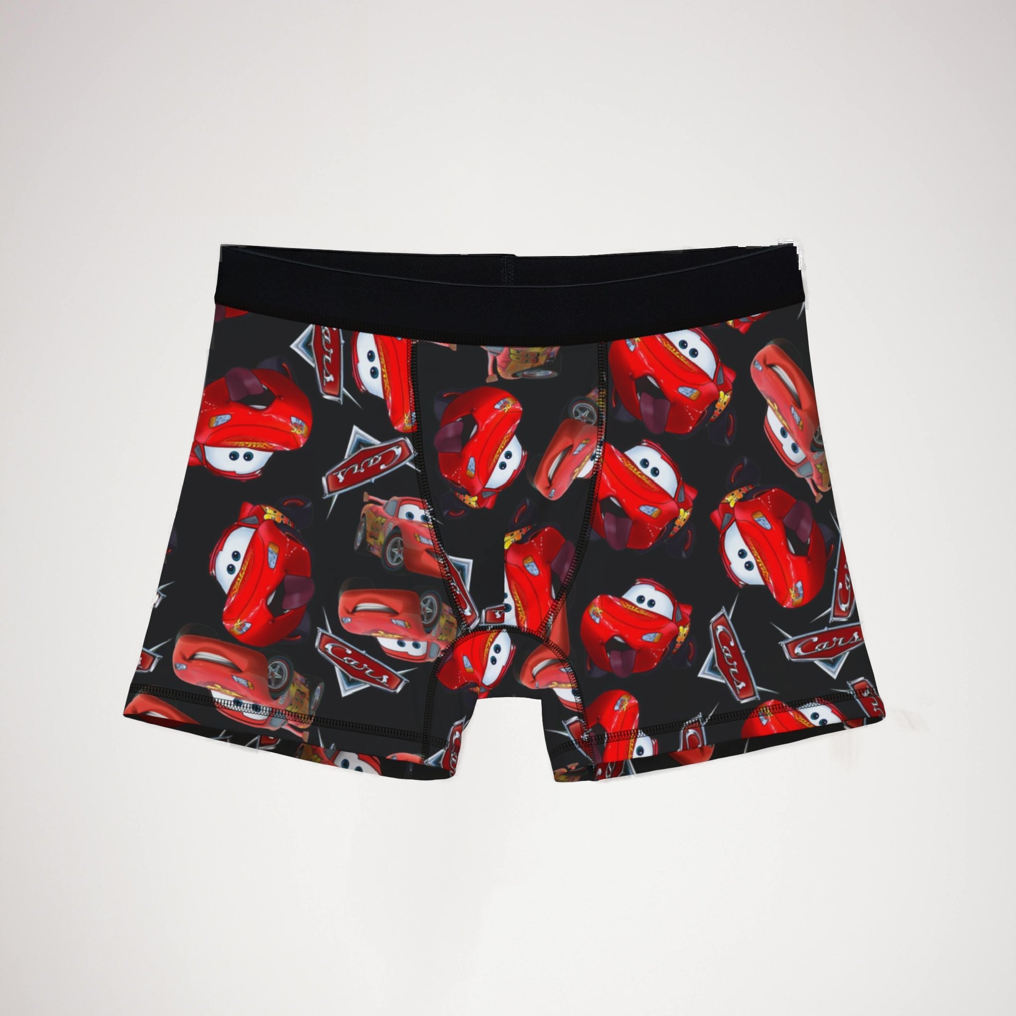 Men's boxers funny% mcqueen black