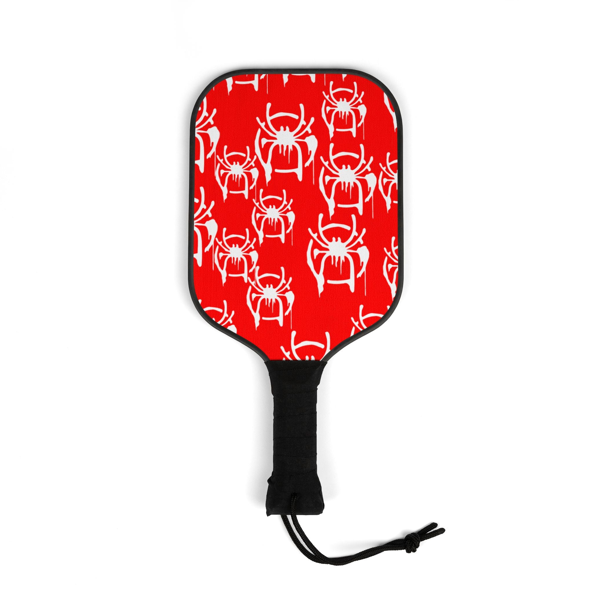 Pickleball kit (2 paddles + 2 balls + transparent bag) only spider web red