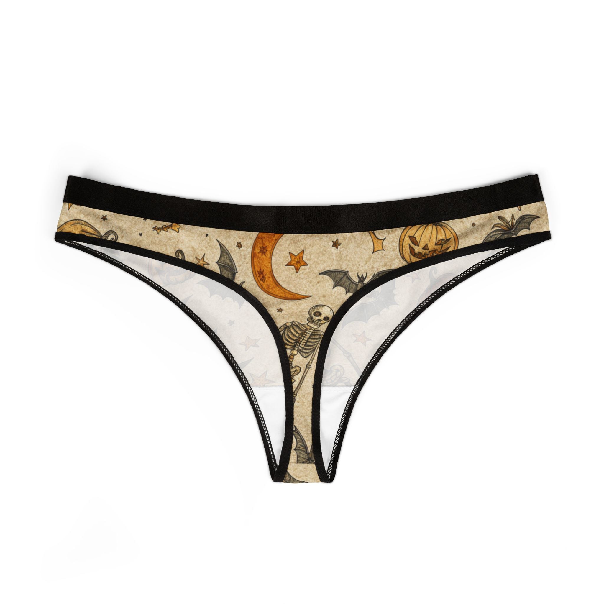 Women's thongs vintage halloween