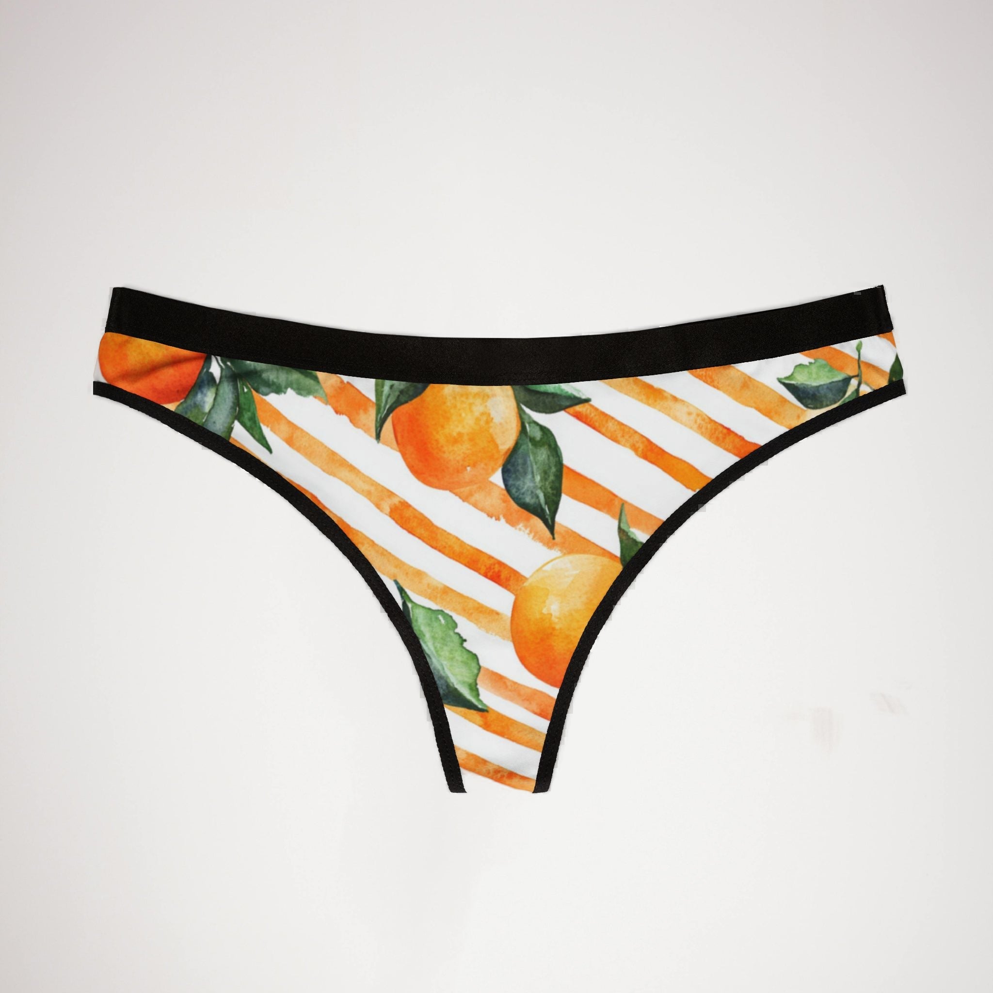 Women's thongs fruit with striped
