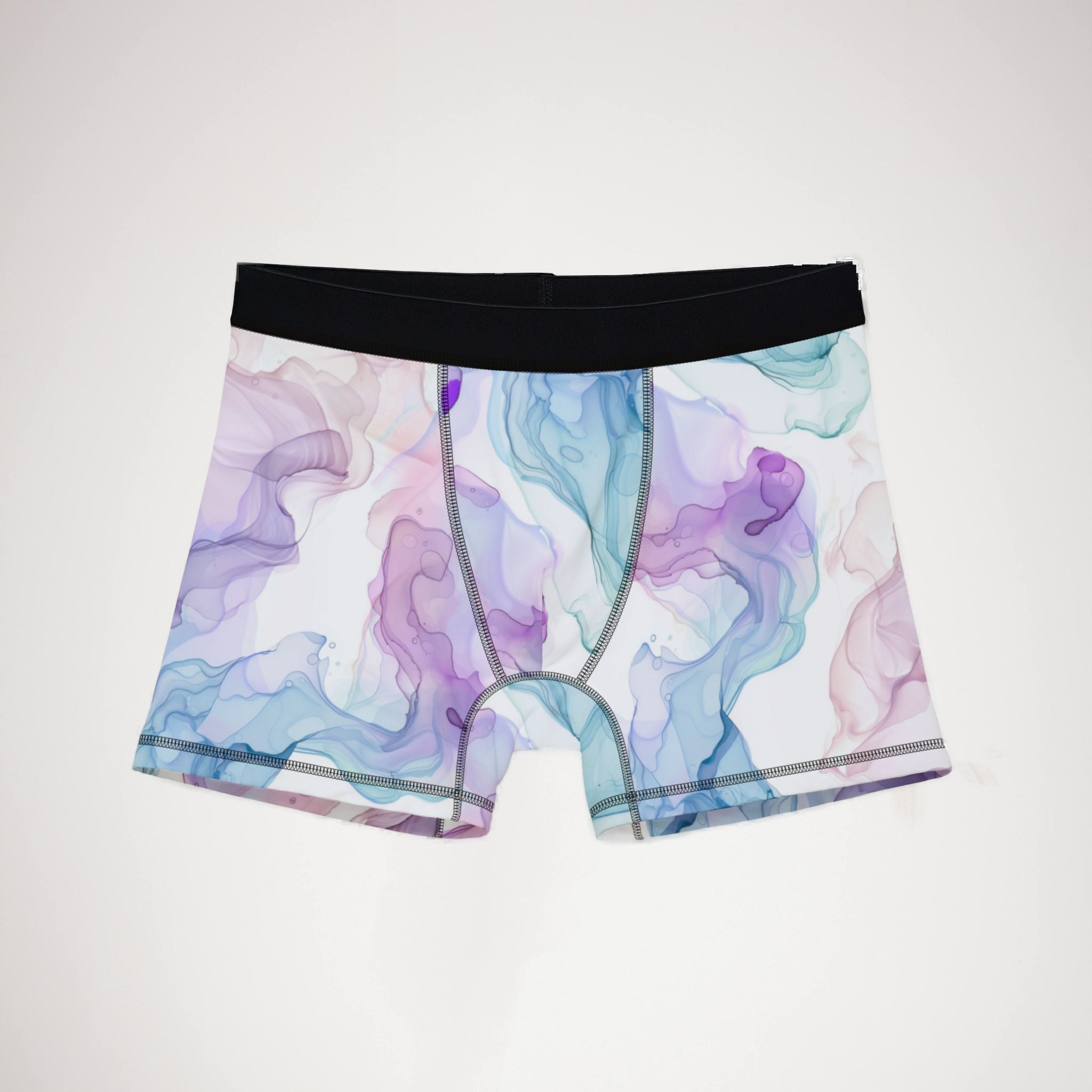 Men's boxers pastel alcohol ink