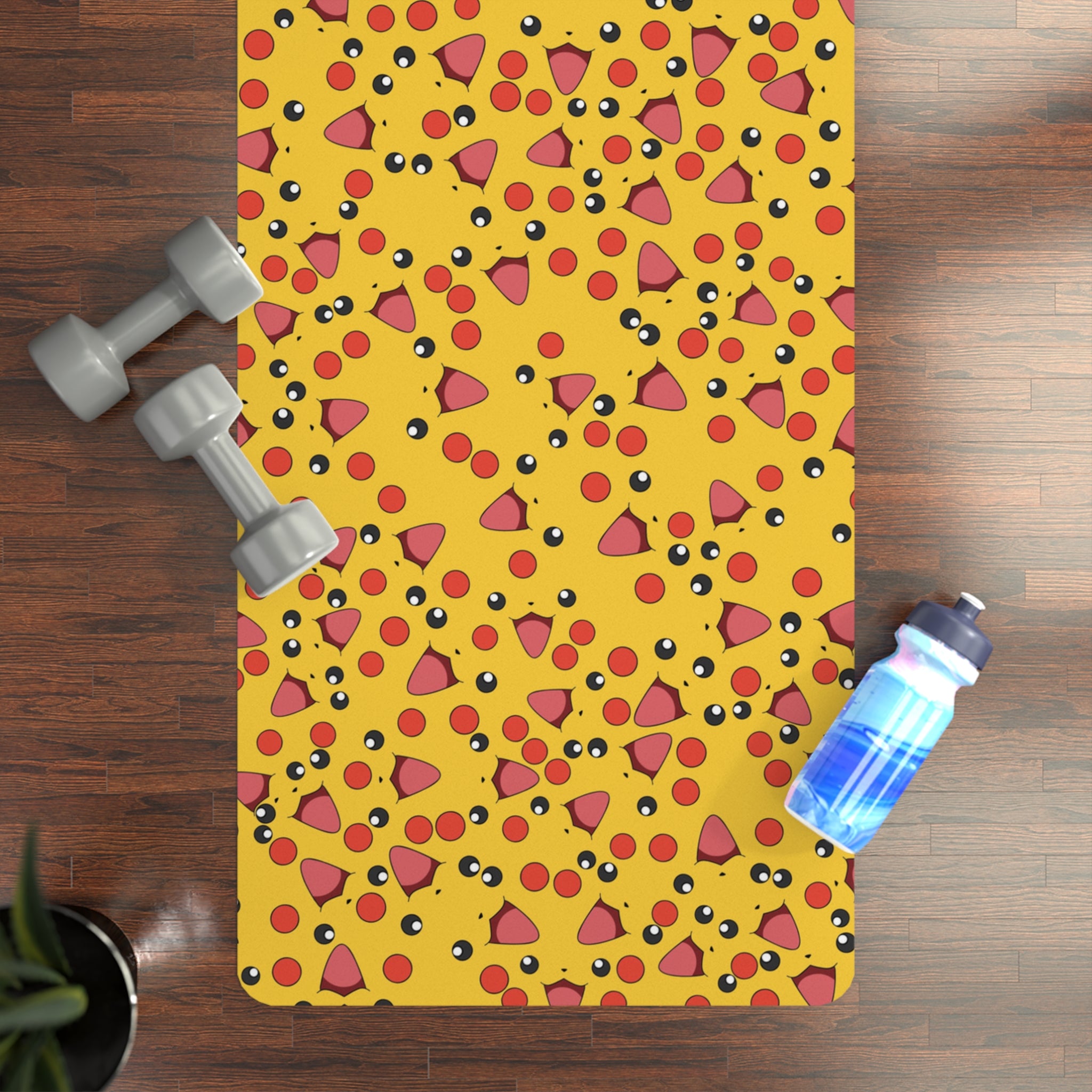 Rubber yoga mat pokemon yellow