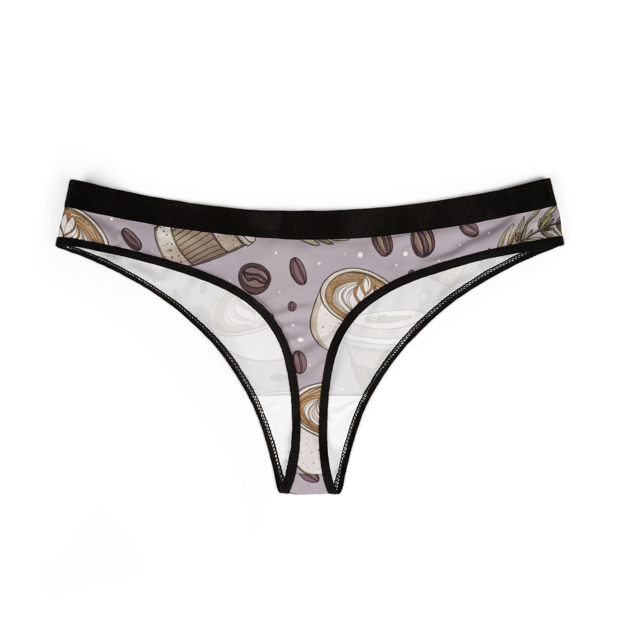 Women's thongs coffee one