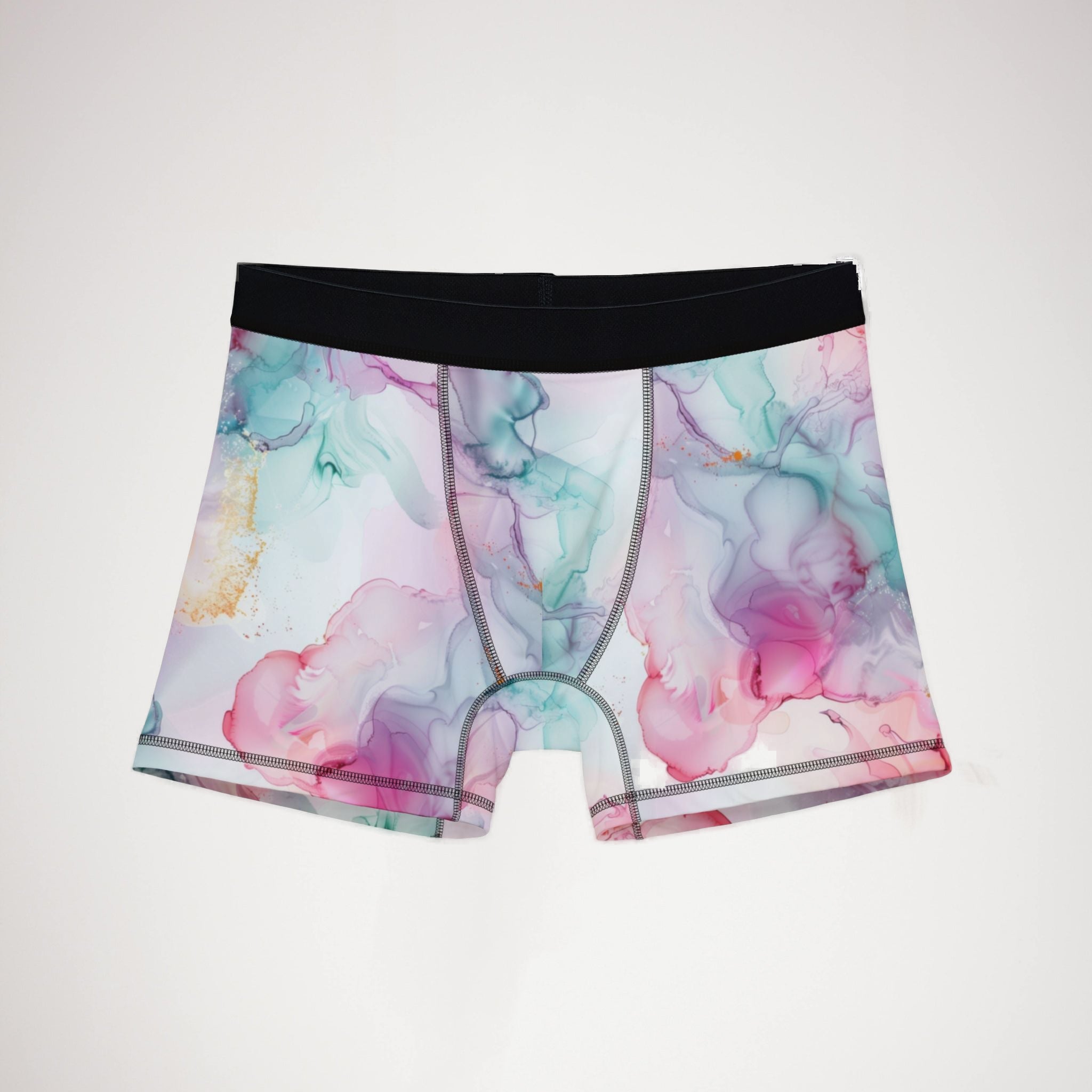 Men's boxers pastel alcohol ink
