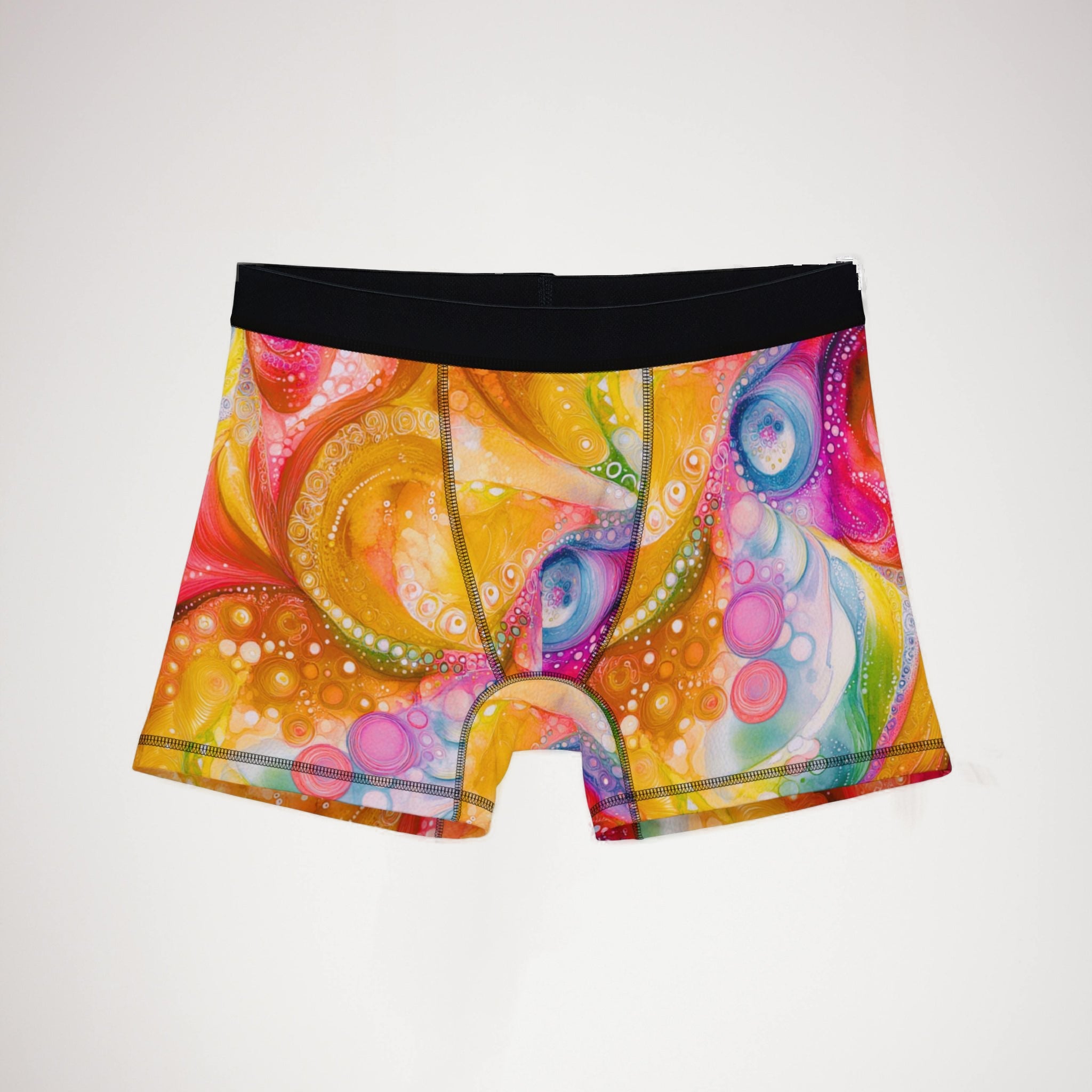 Men's boxers watercolor abstract