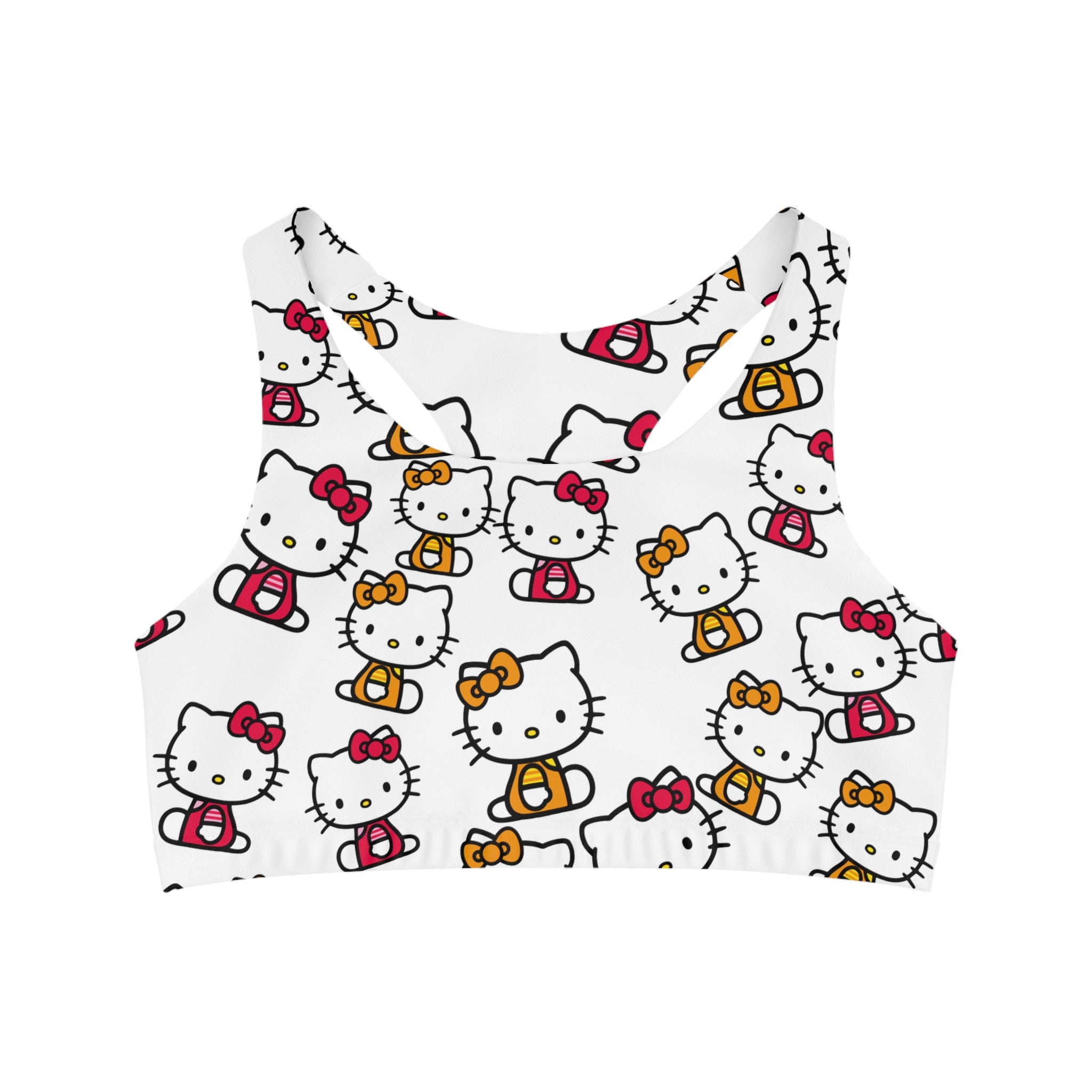 Sports bra kitty two colors white