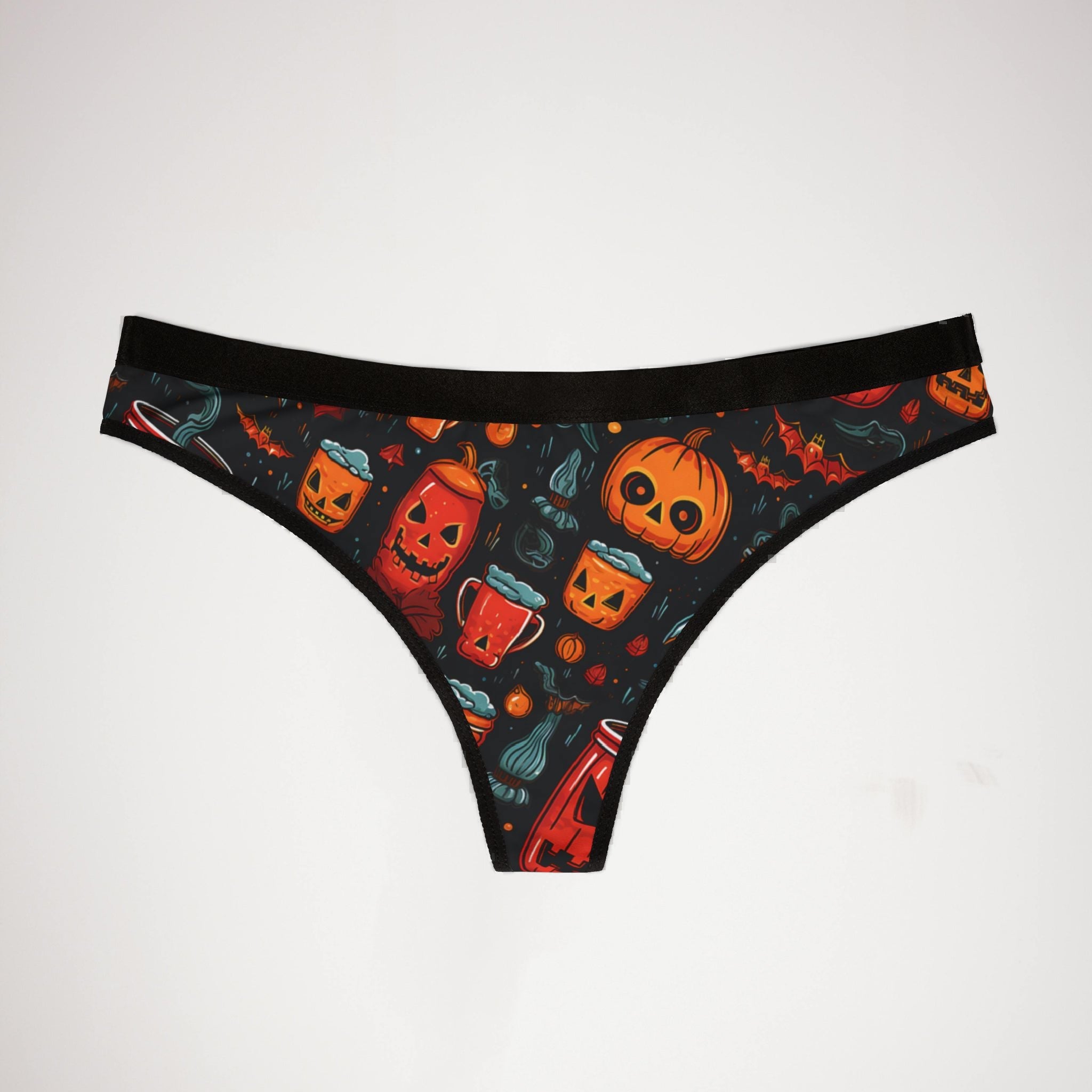 Women's thongs halloween crazy
