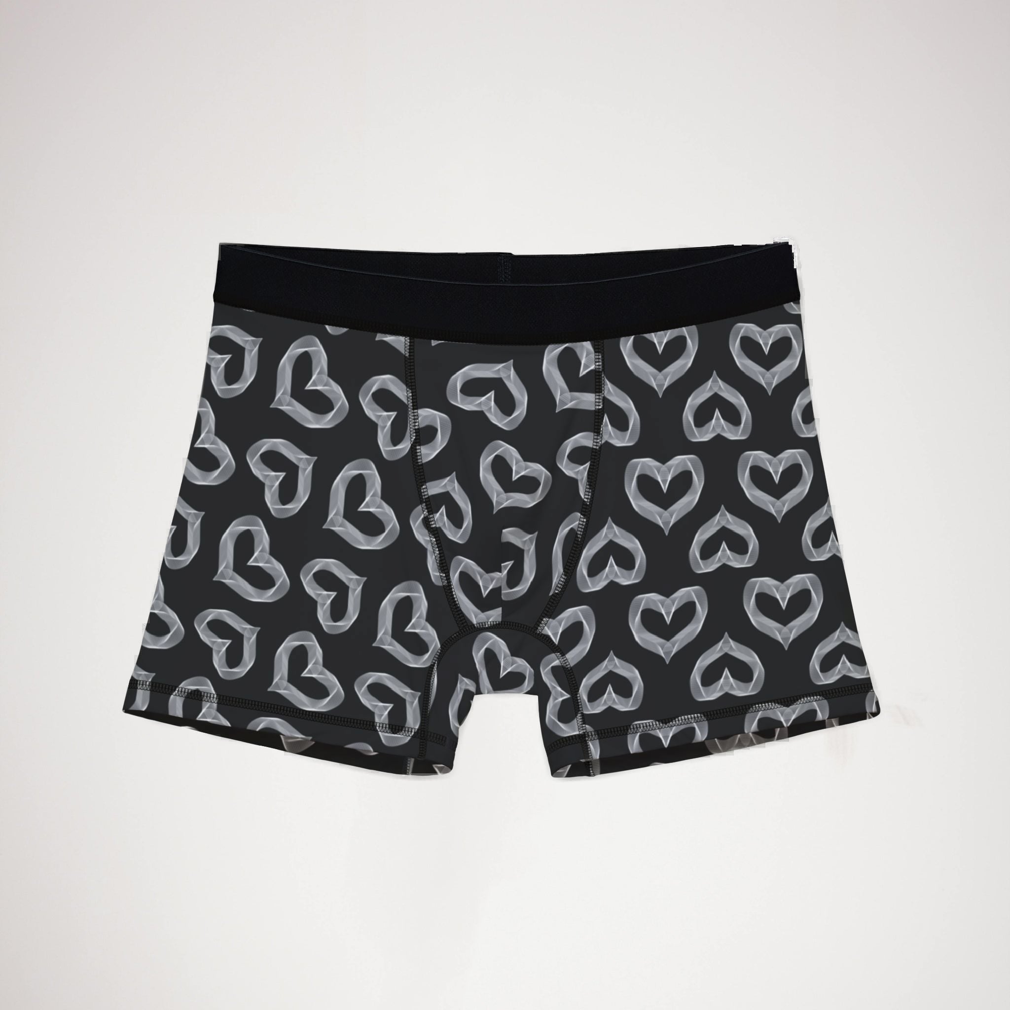 Men's boxers love hearts