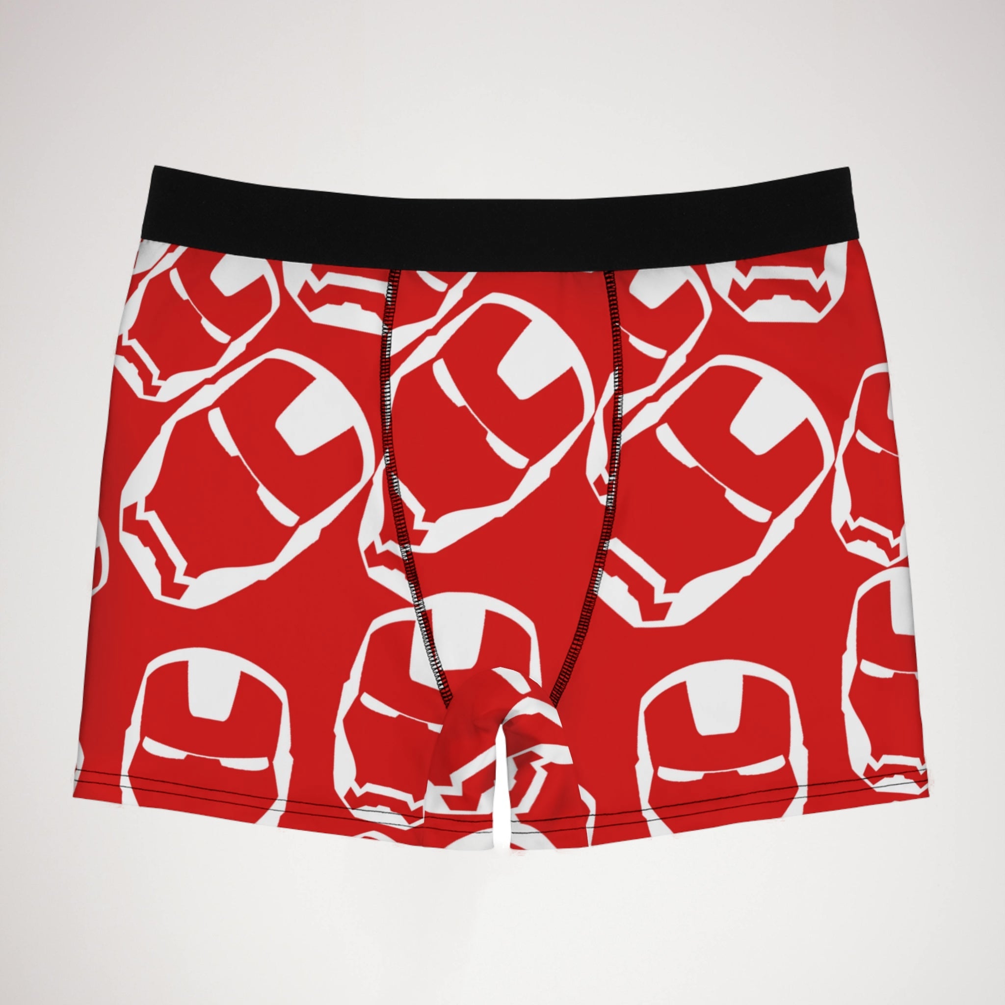 Men's boxer briefs iron man red