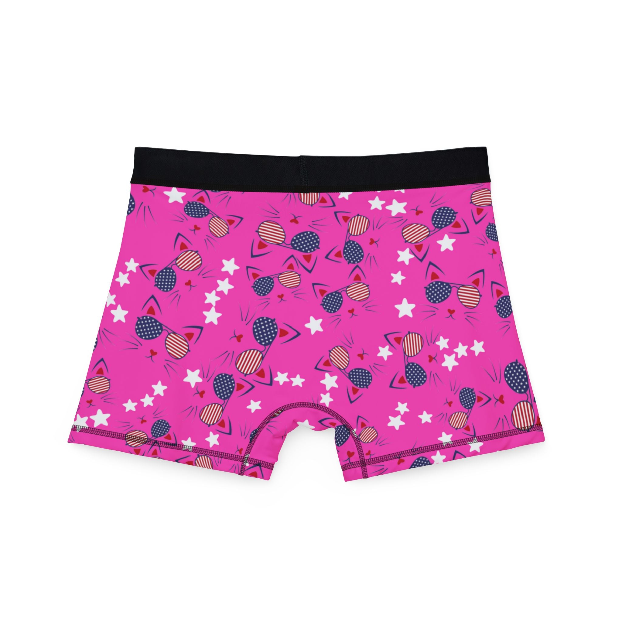 Men's boxers Meowica  th july american independence day pink