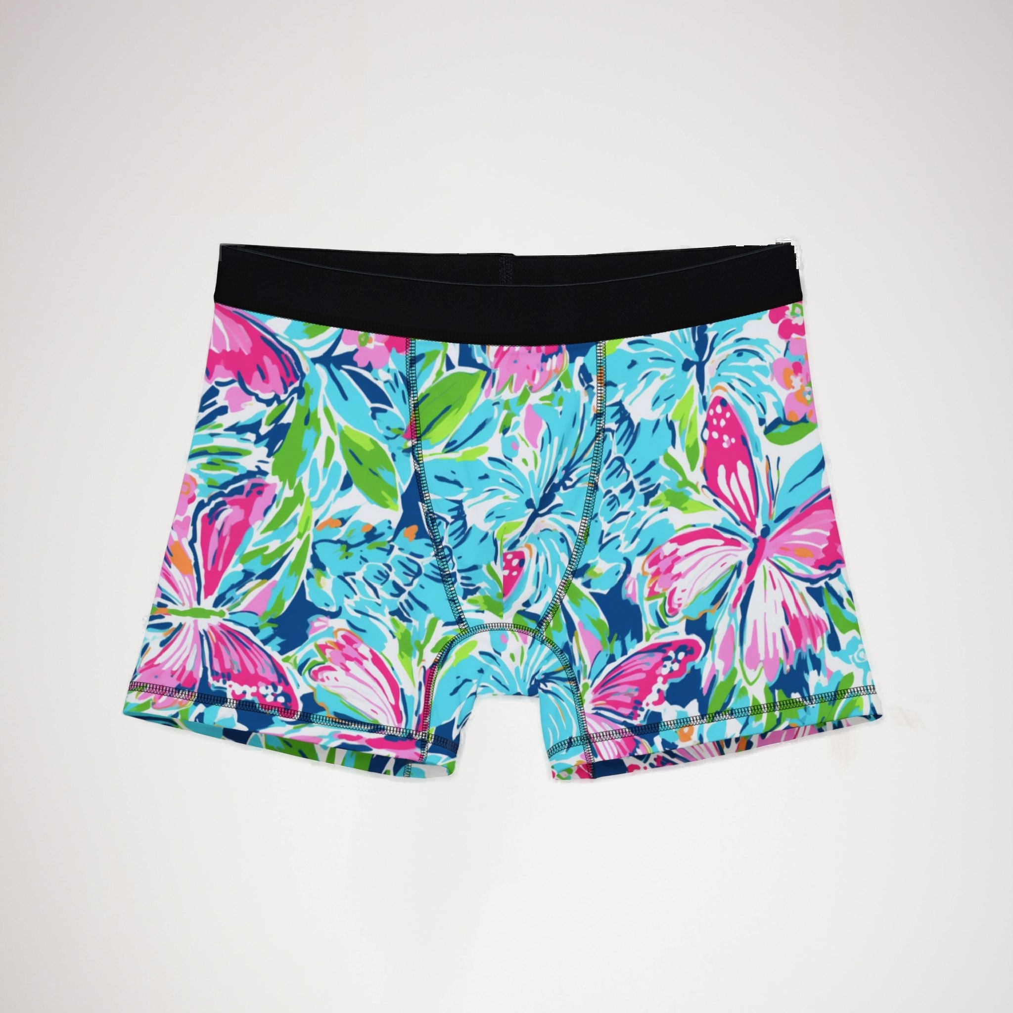 Men's boxers preppy butterflies