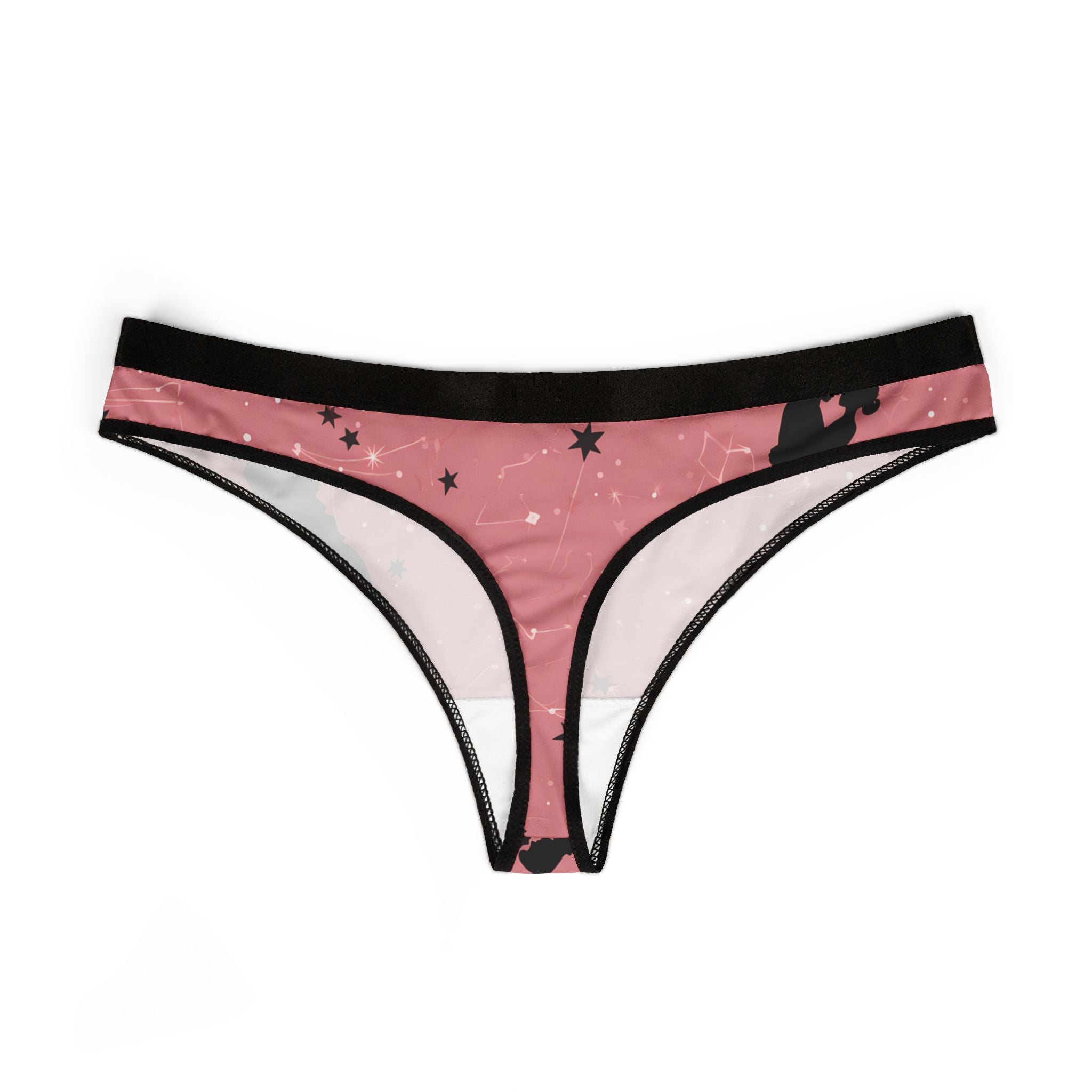 Women's thongs pink valentine