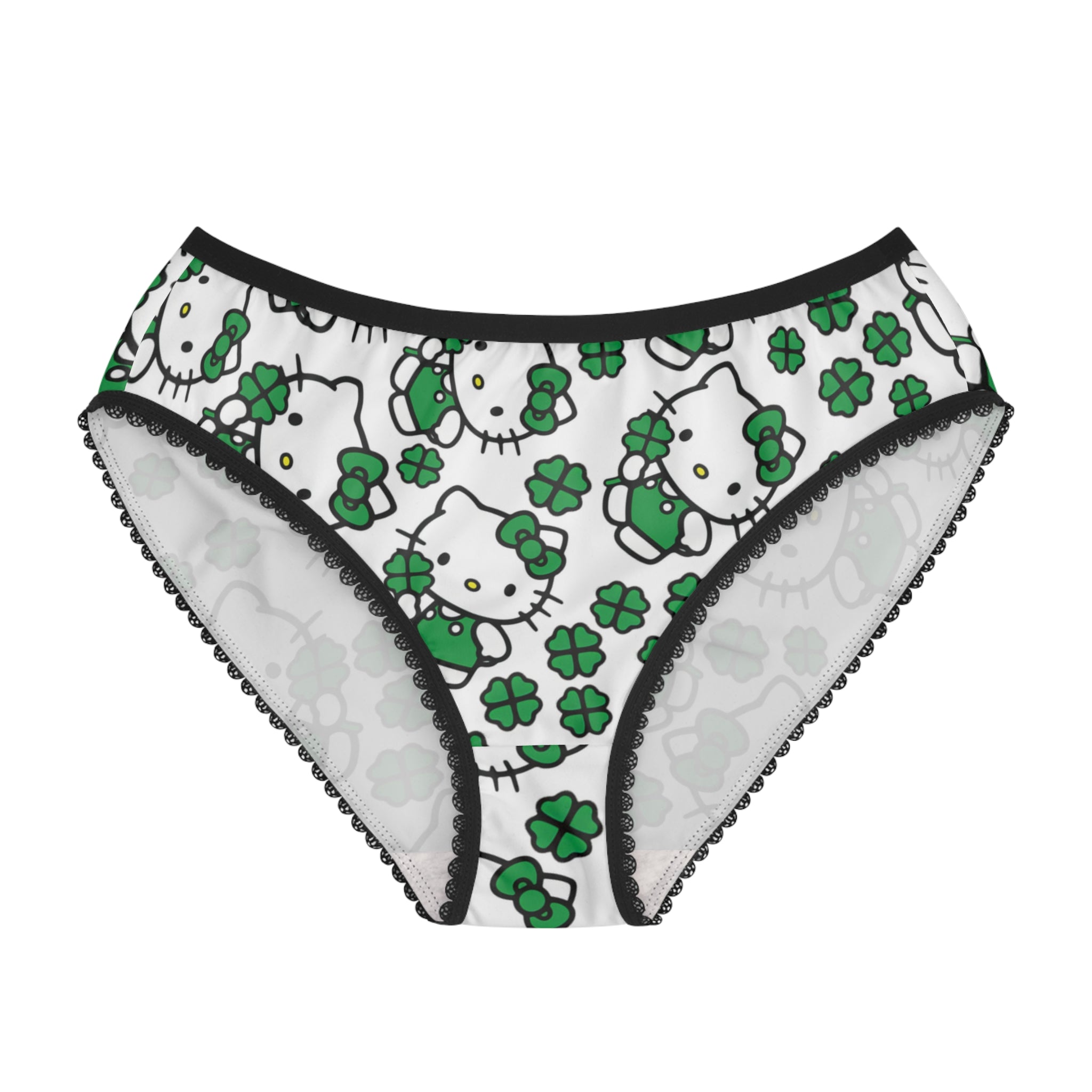 Women's briefs kitty saint patrick lucky white