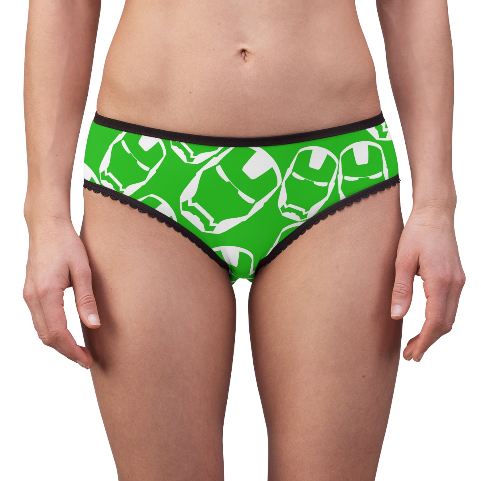 Women's briefs iron man green