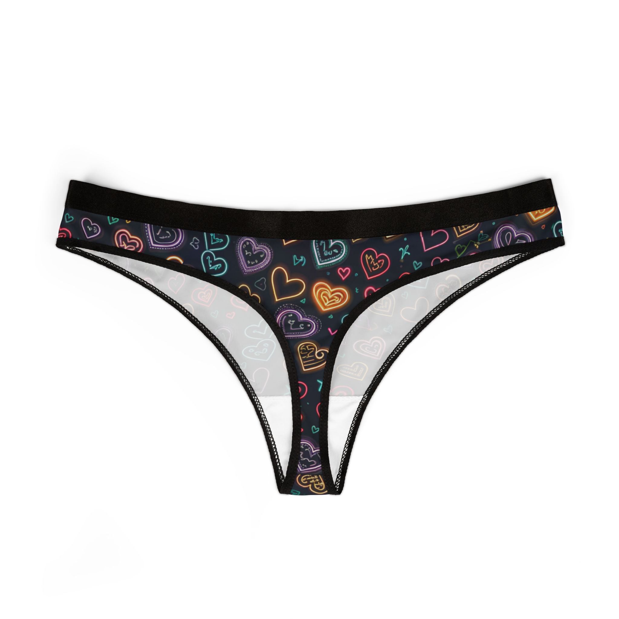 Women's thongs valentine digital extra