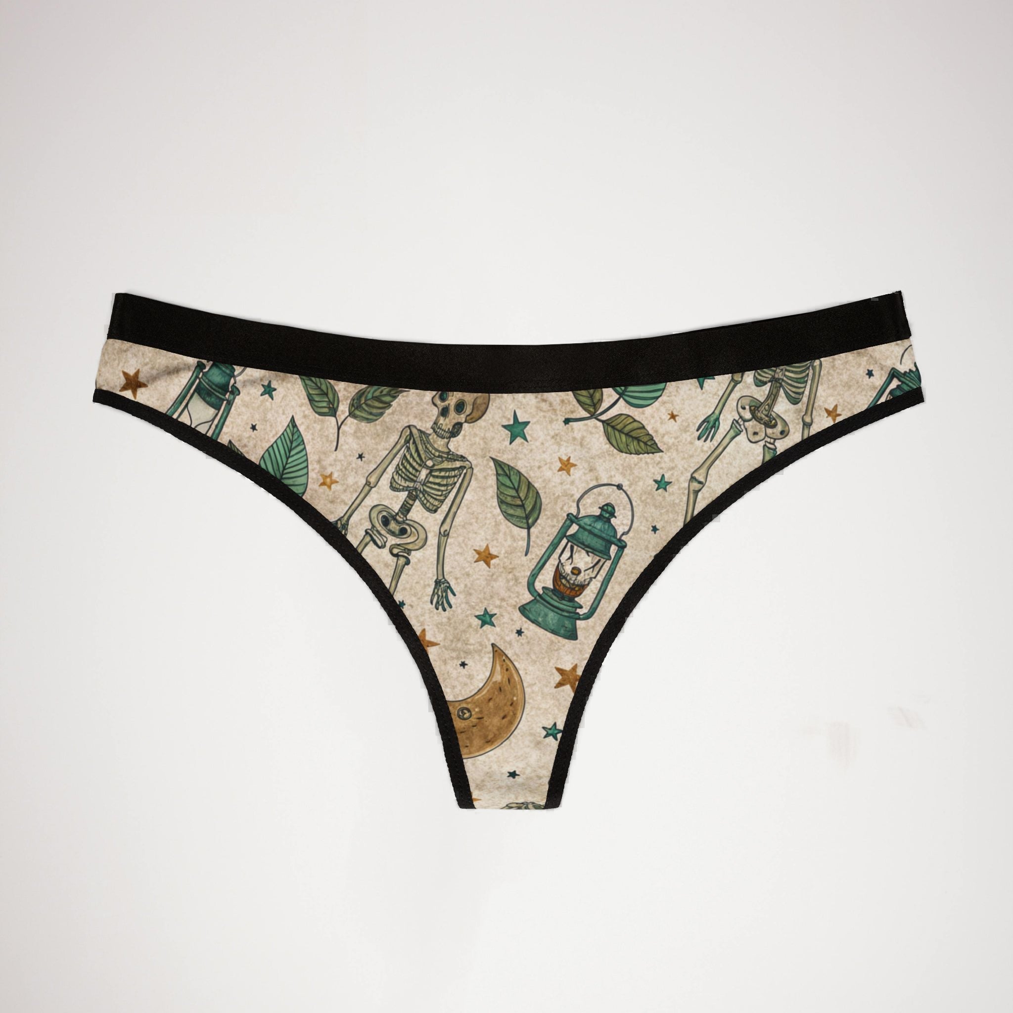 Women's thongs vintage halloween