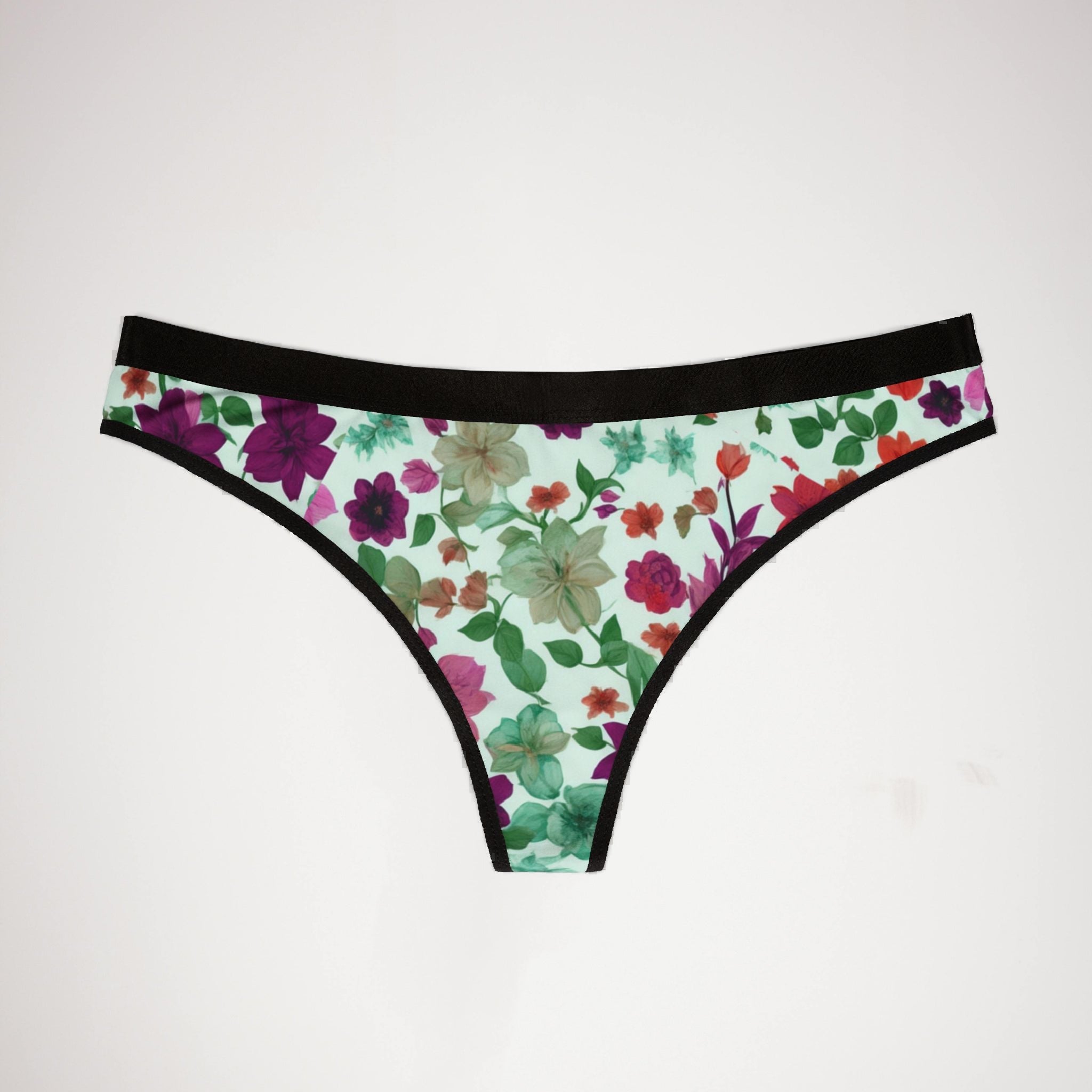 Women's thongs floral fall beautiful