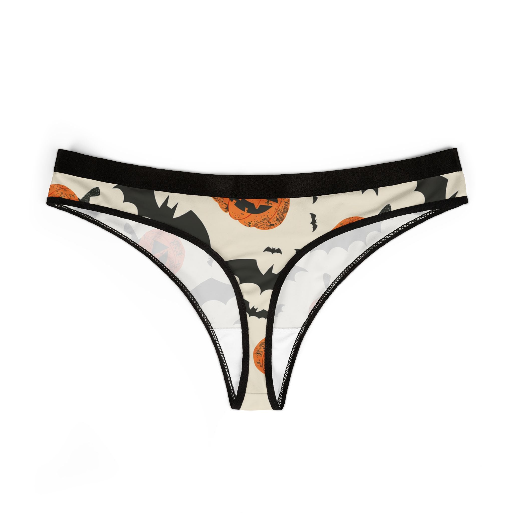 Women's thongs spooky halloween