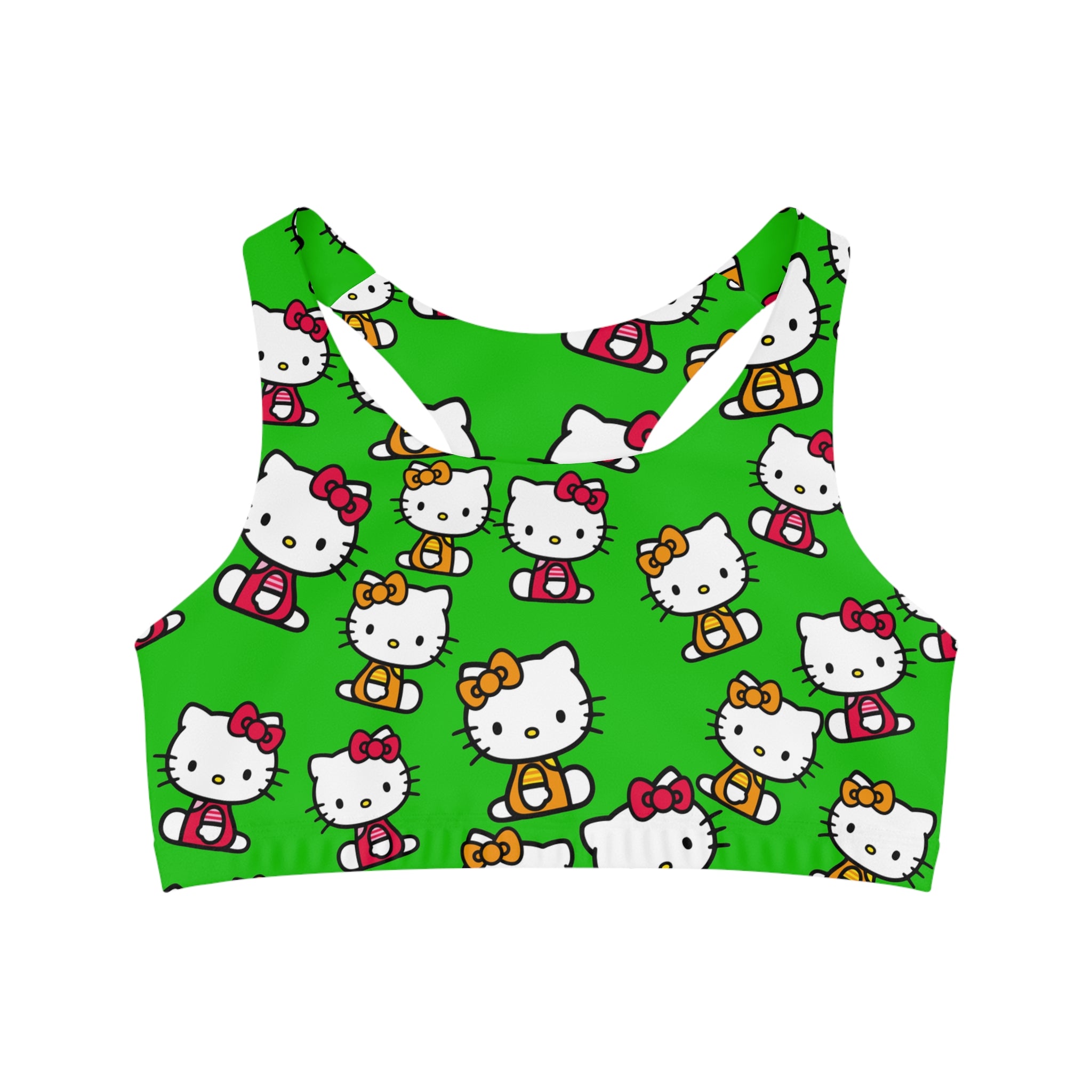 Sports bra kitty two colors green