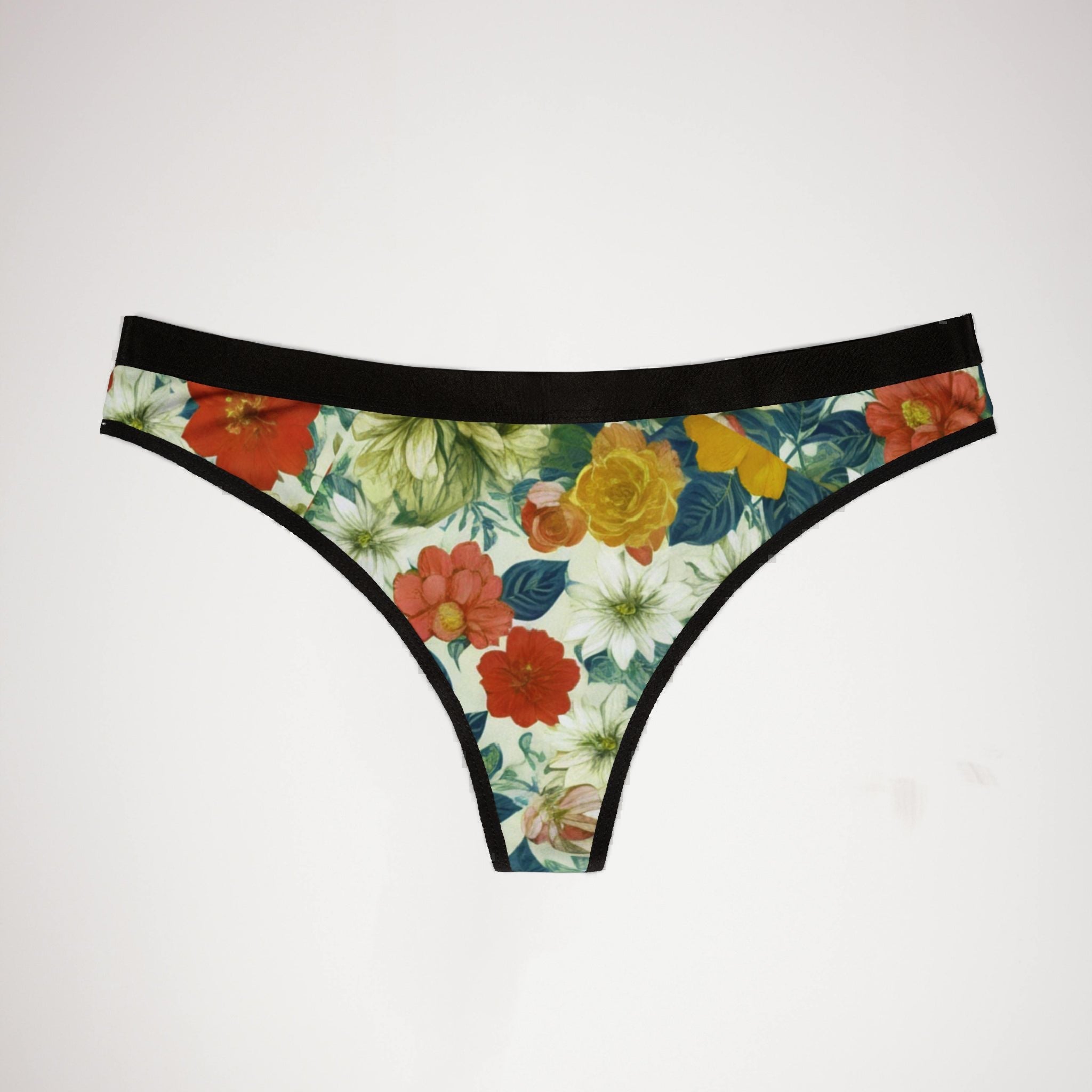 Women's thongs floral fall beautiful