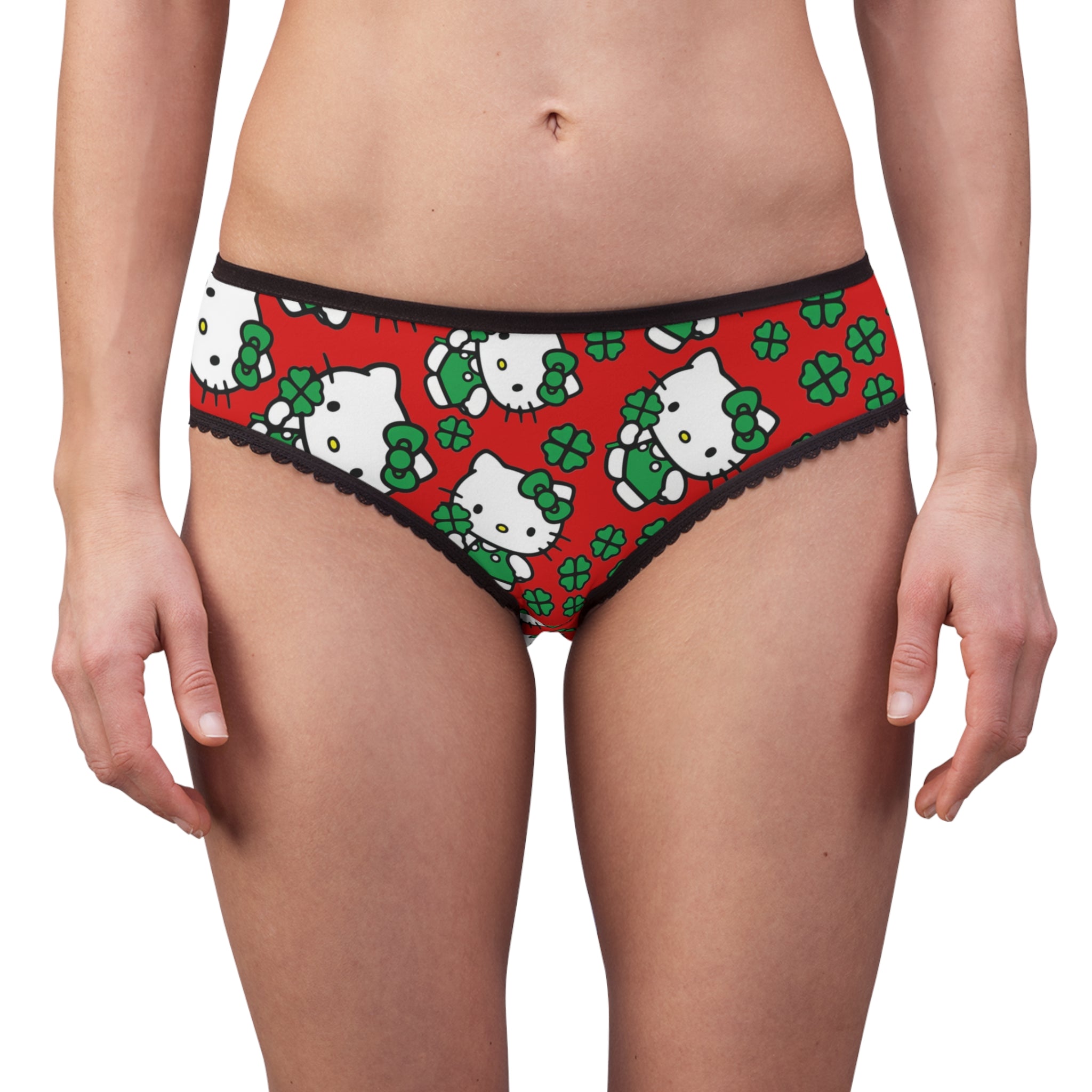 Women's briefs kitty saint patrick lucky red