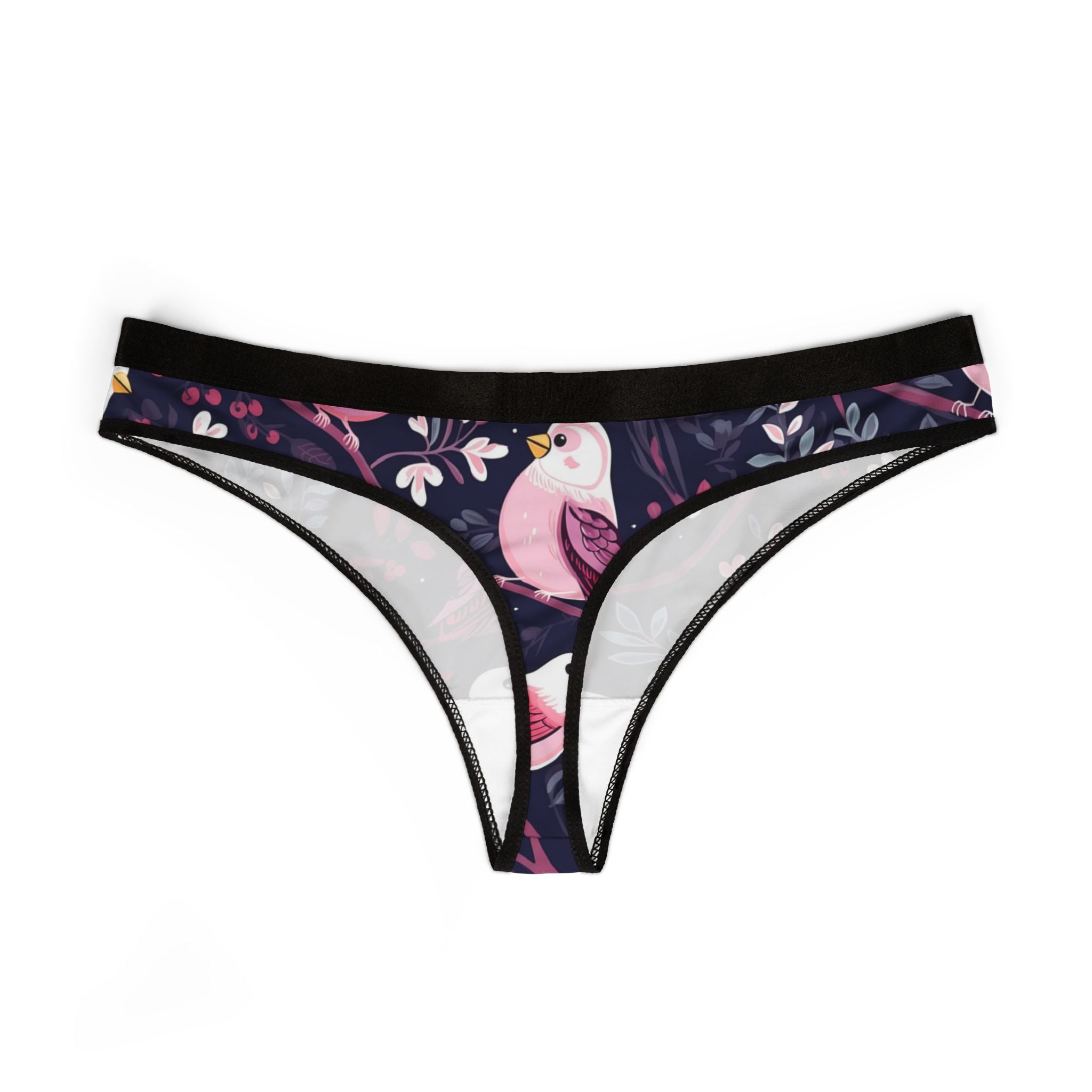 Women's thongs pink valentine