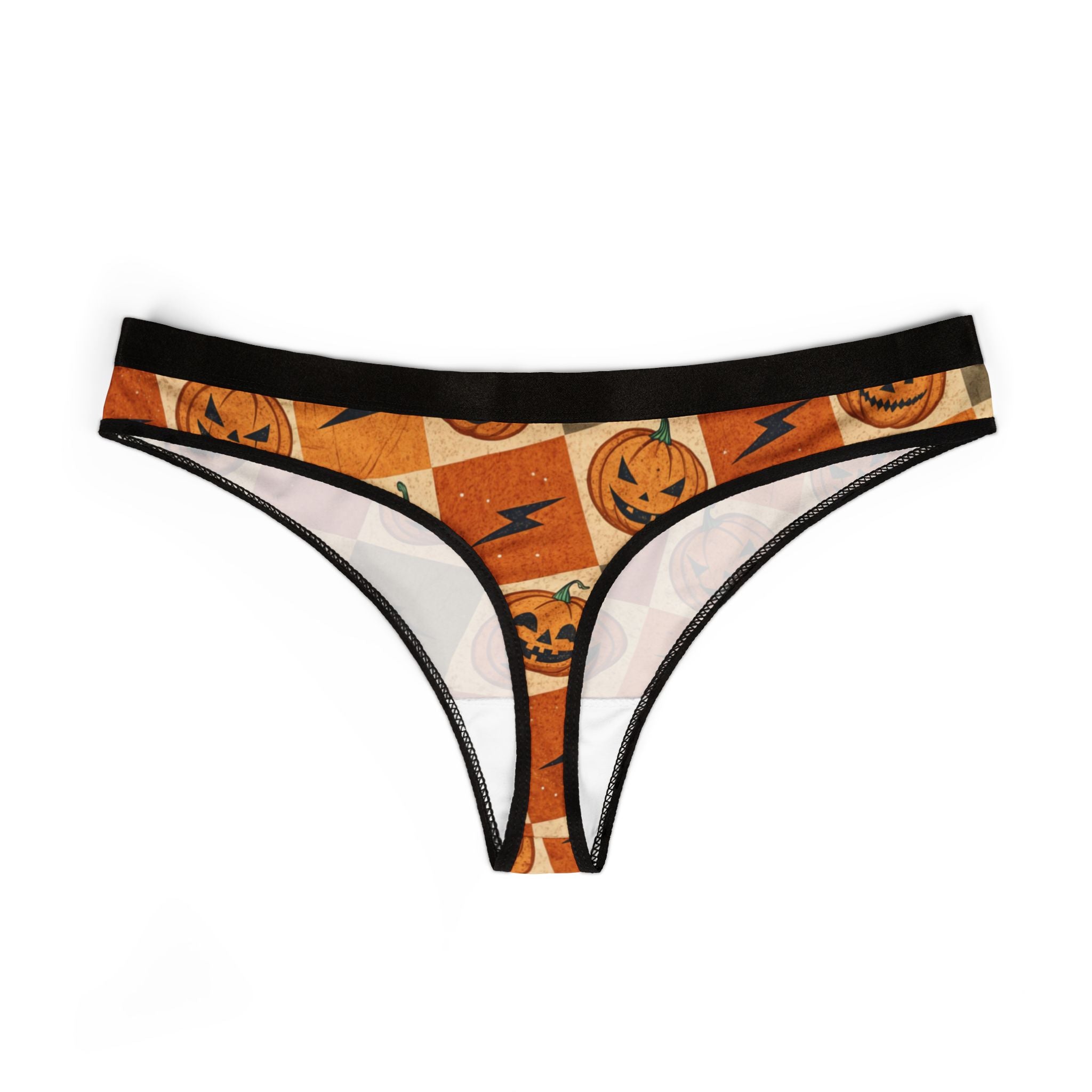 Women's thongs retro halloween
