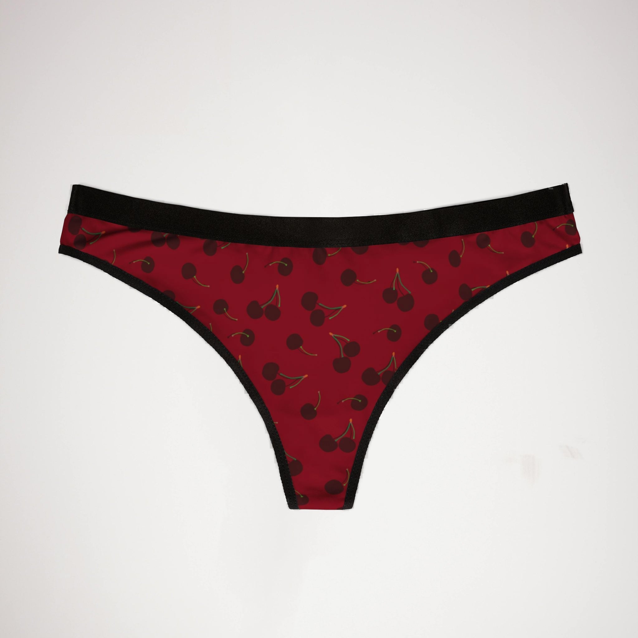 Women's thongs cherry fruit