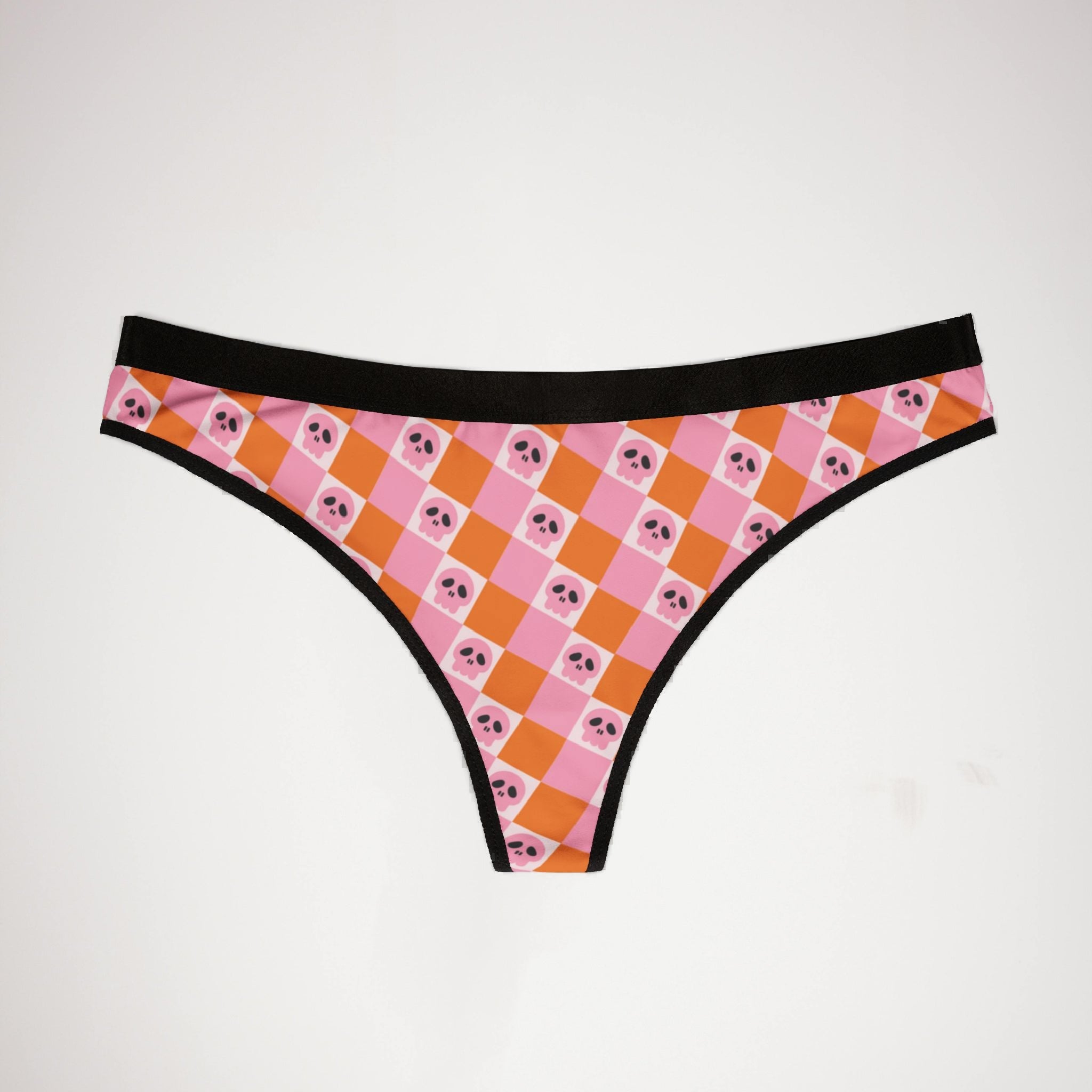 Women's thongs groovy halloween
