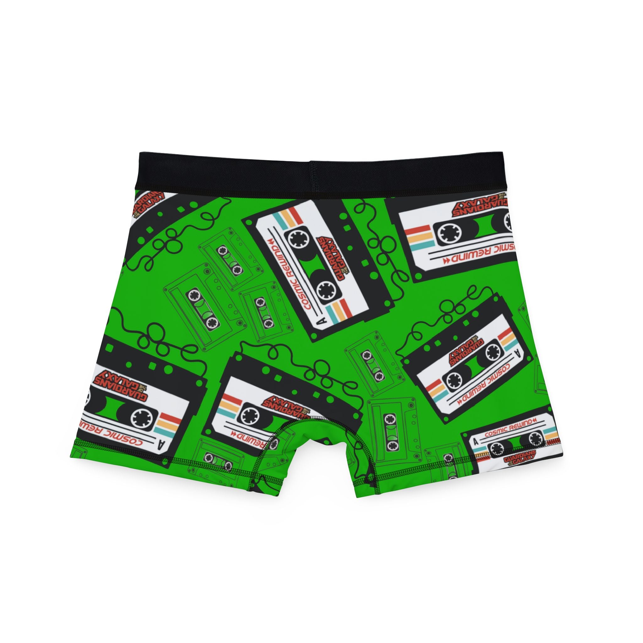 Men's boxers Cosmic Rewind Cassette green