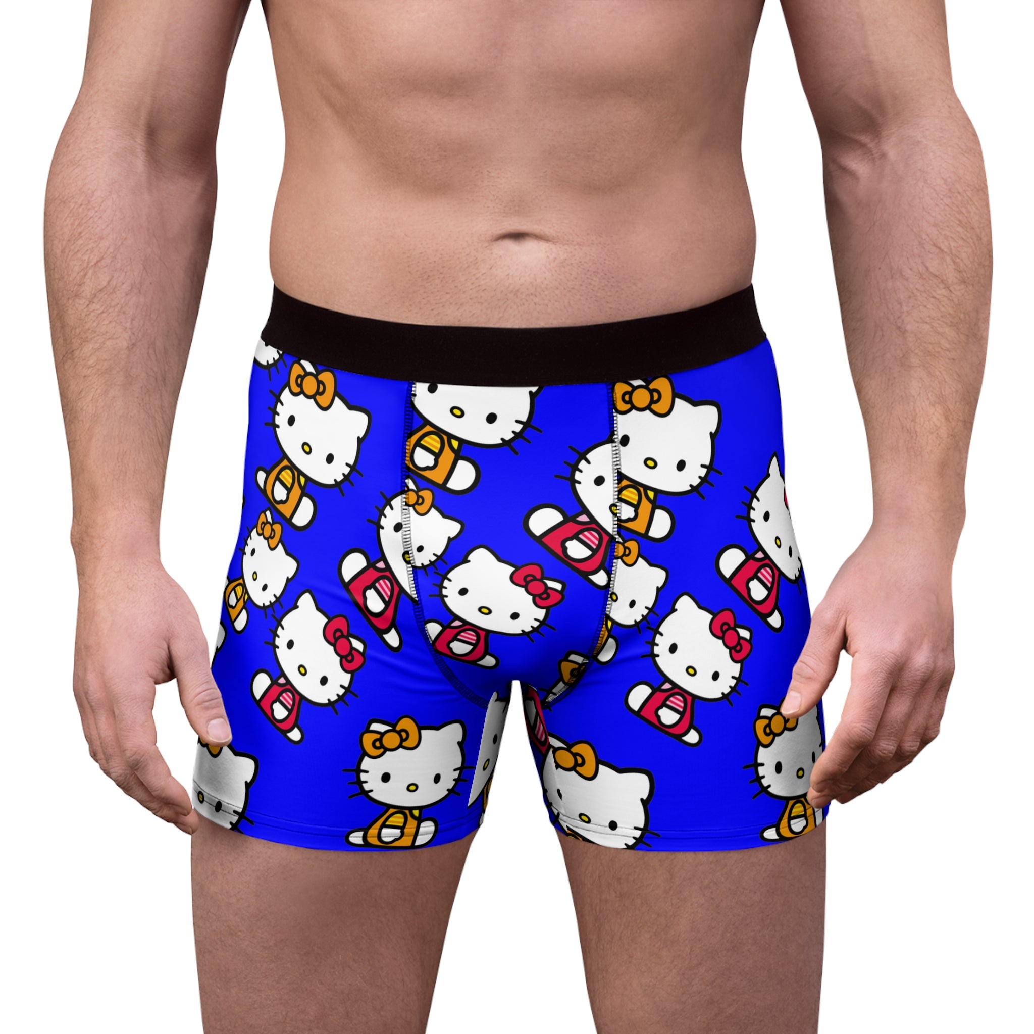 Men's boxer briefs kitty two colors blue