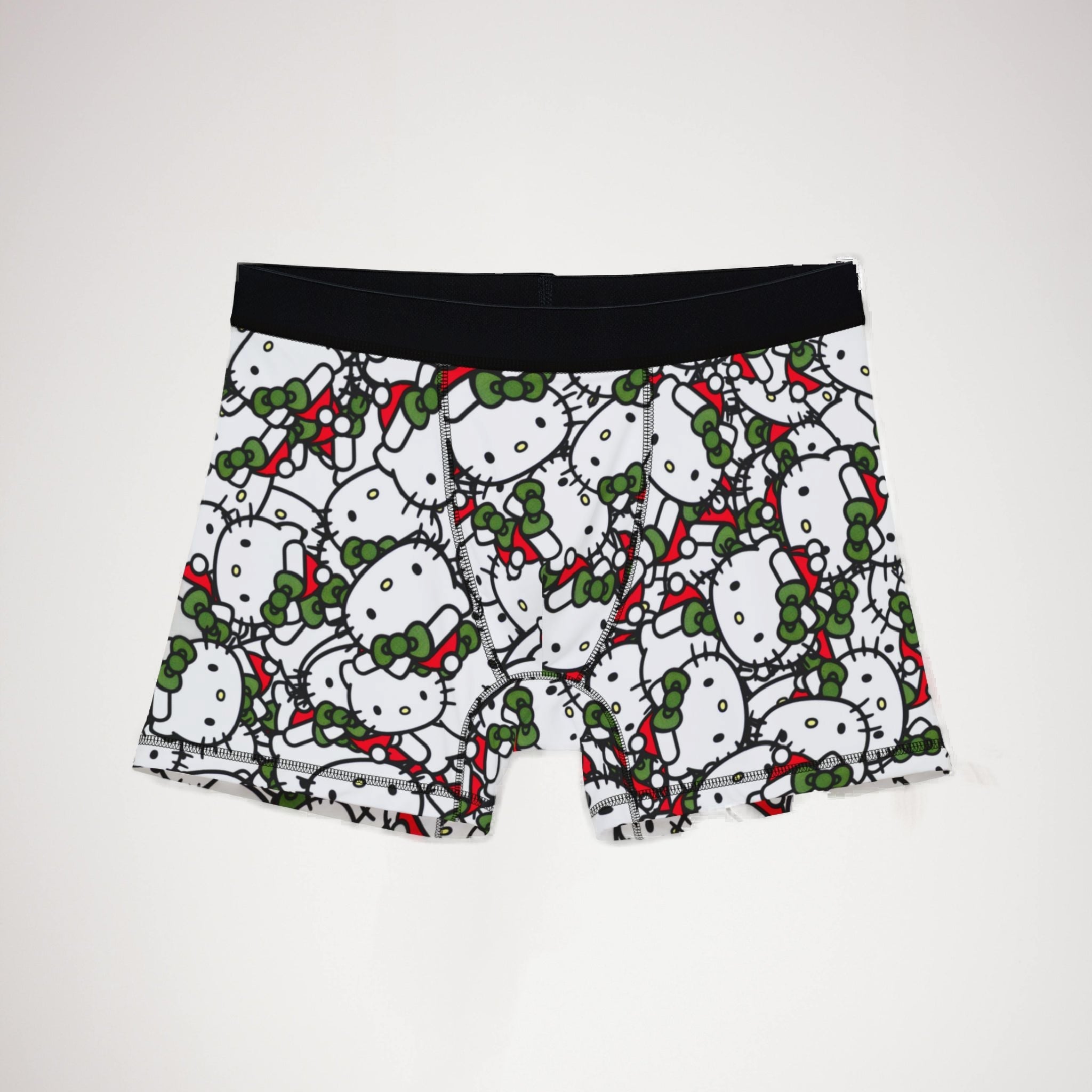 Men's boxers kitty Noel Christmas face nature