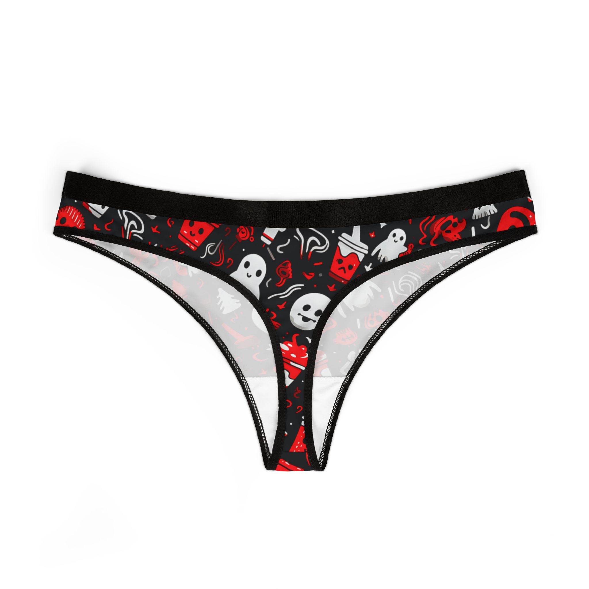 Women's thongs halloween crazy