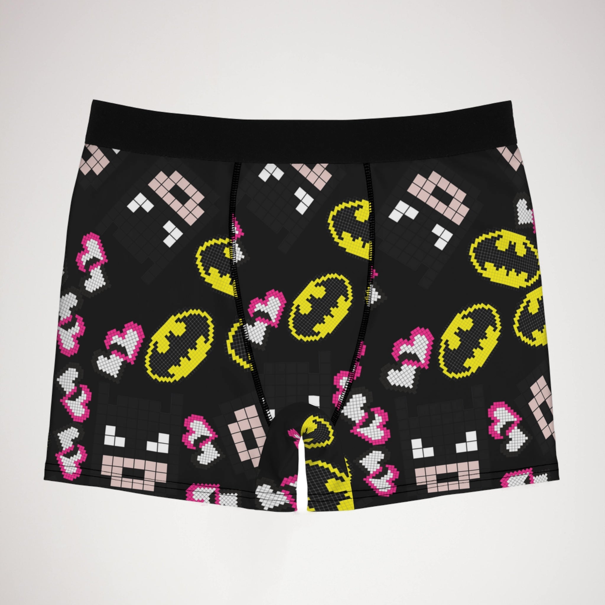 Men's boxer briefs batman pixel black