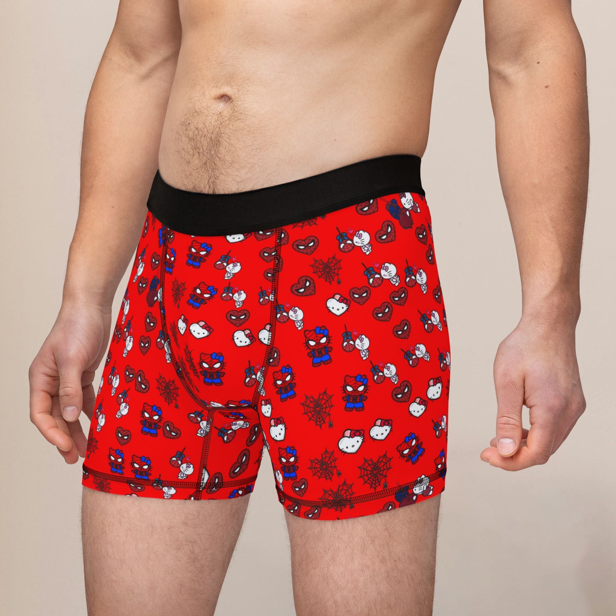 Spider kitty Men's Boxers, Character underwear