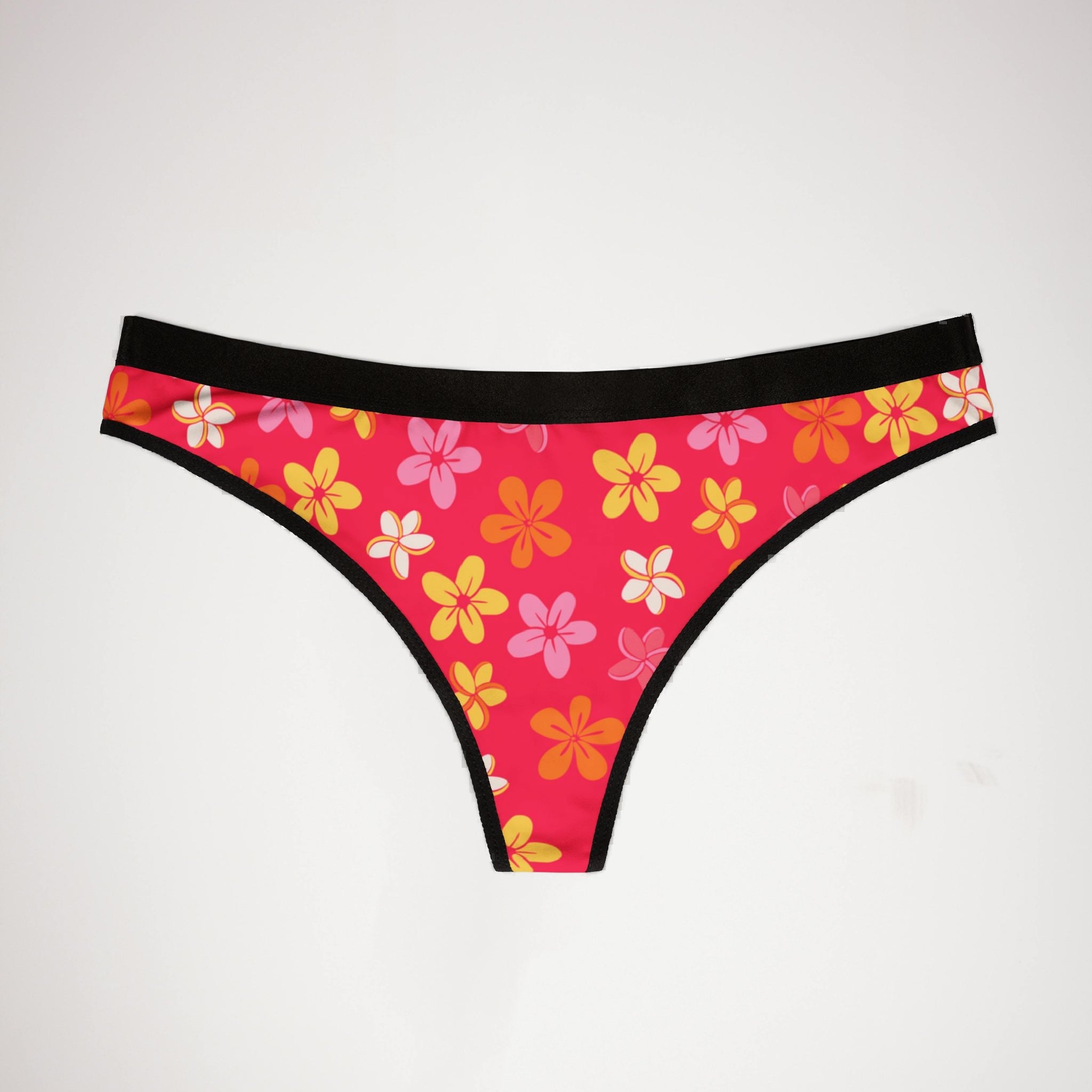 Women's thongs tropical island garden