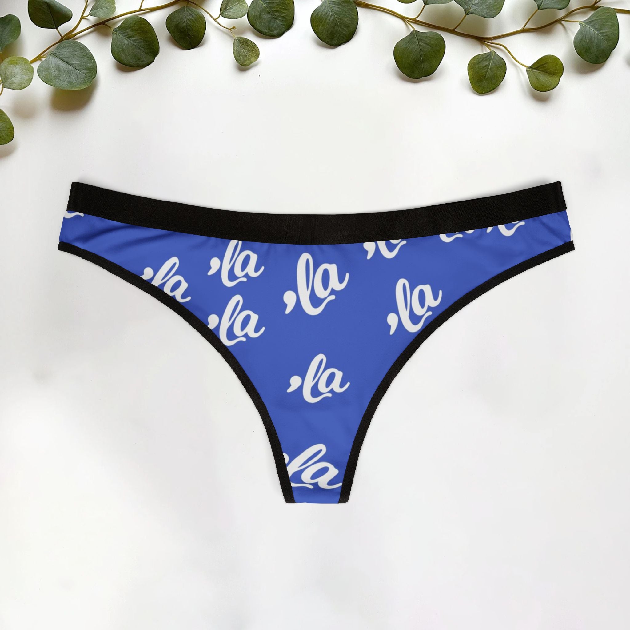 Comma La Women's Thongs, Childless Cat lady Underwear