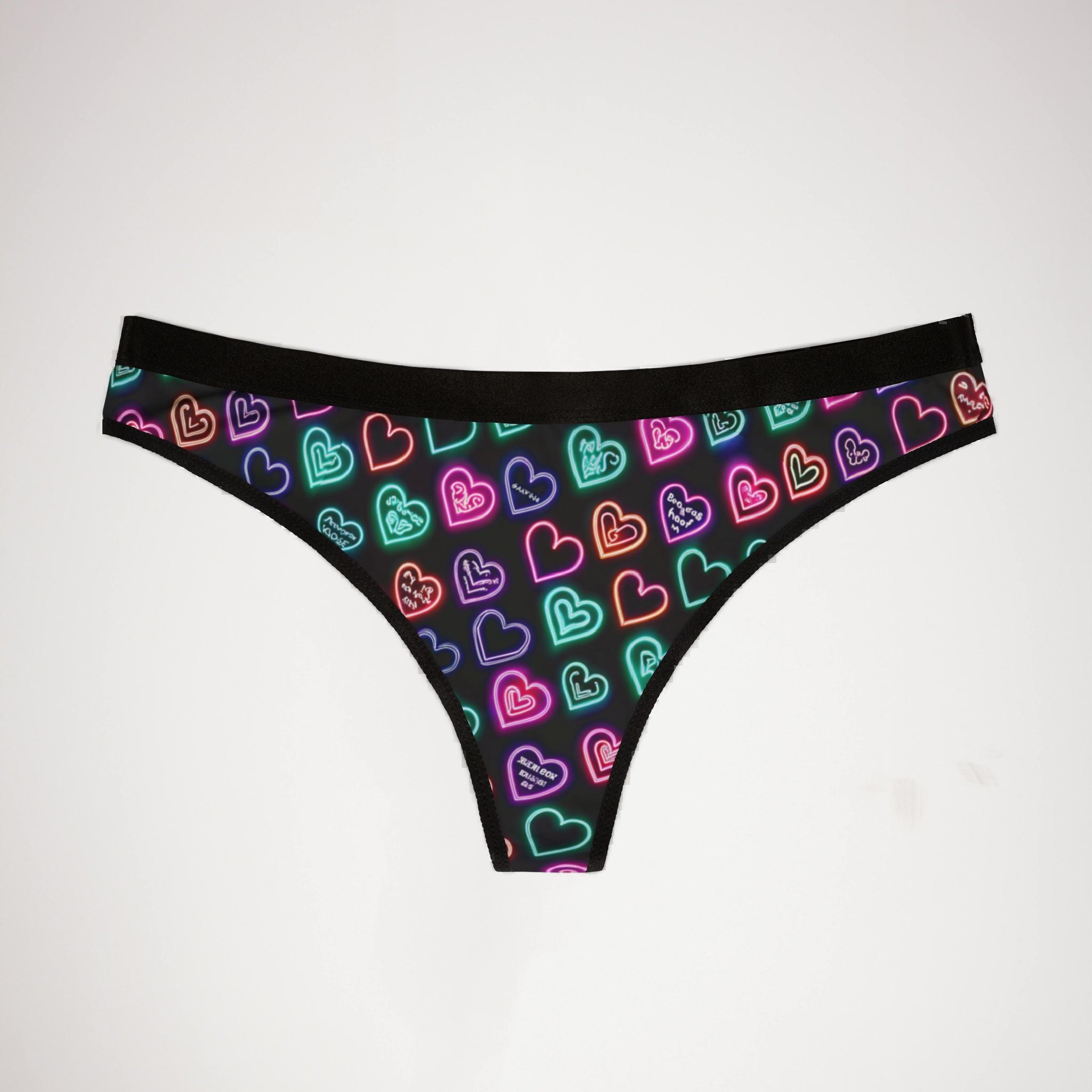 Women's thongs valentine digital extra
