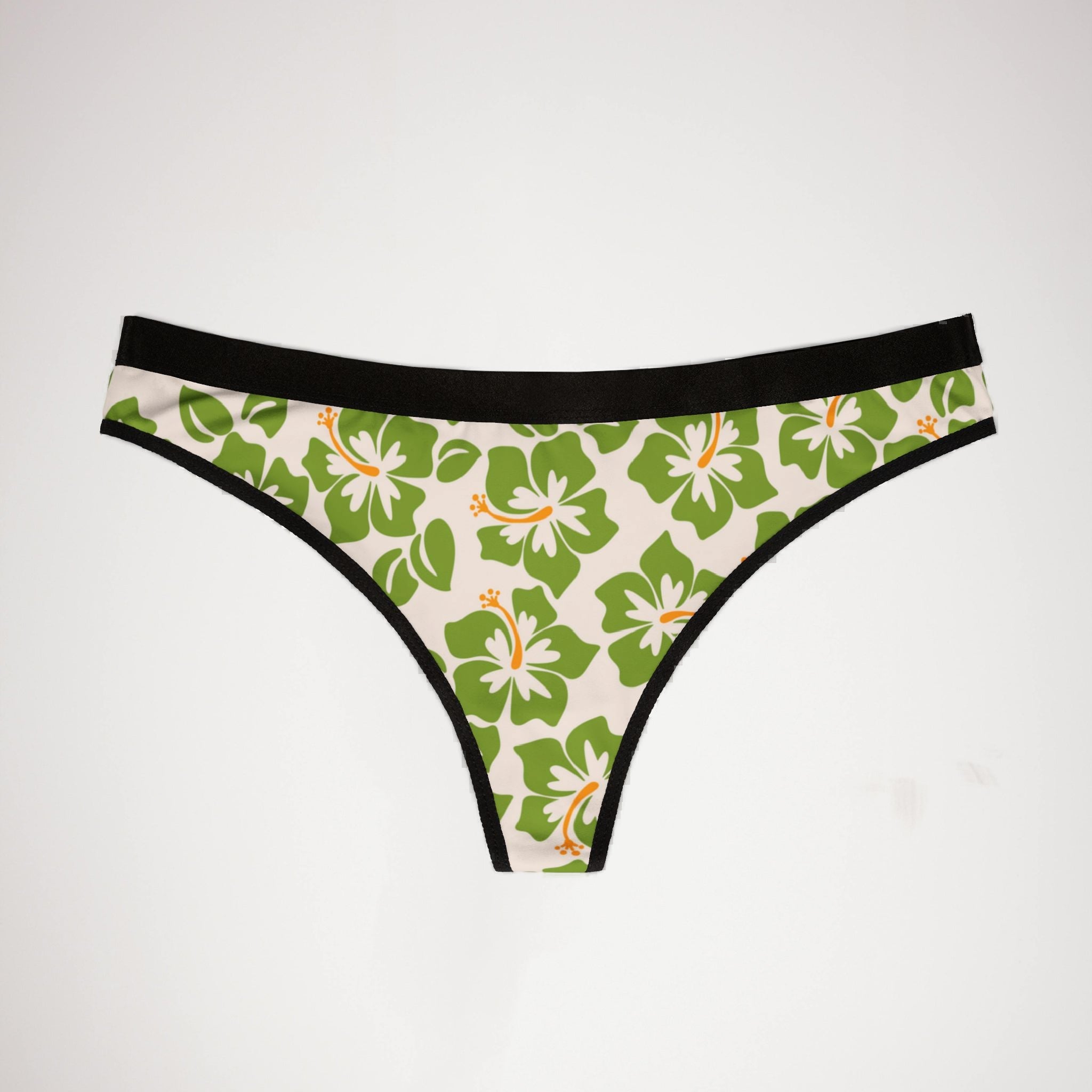 Women's thongs tropical island garden