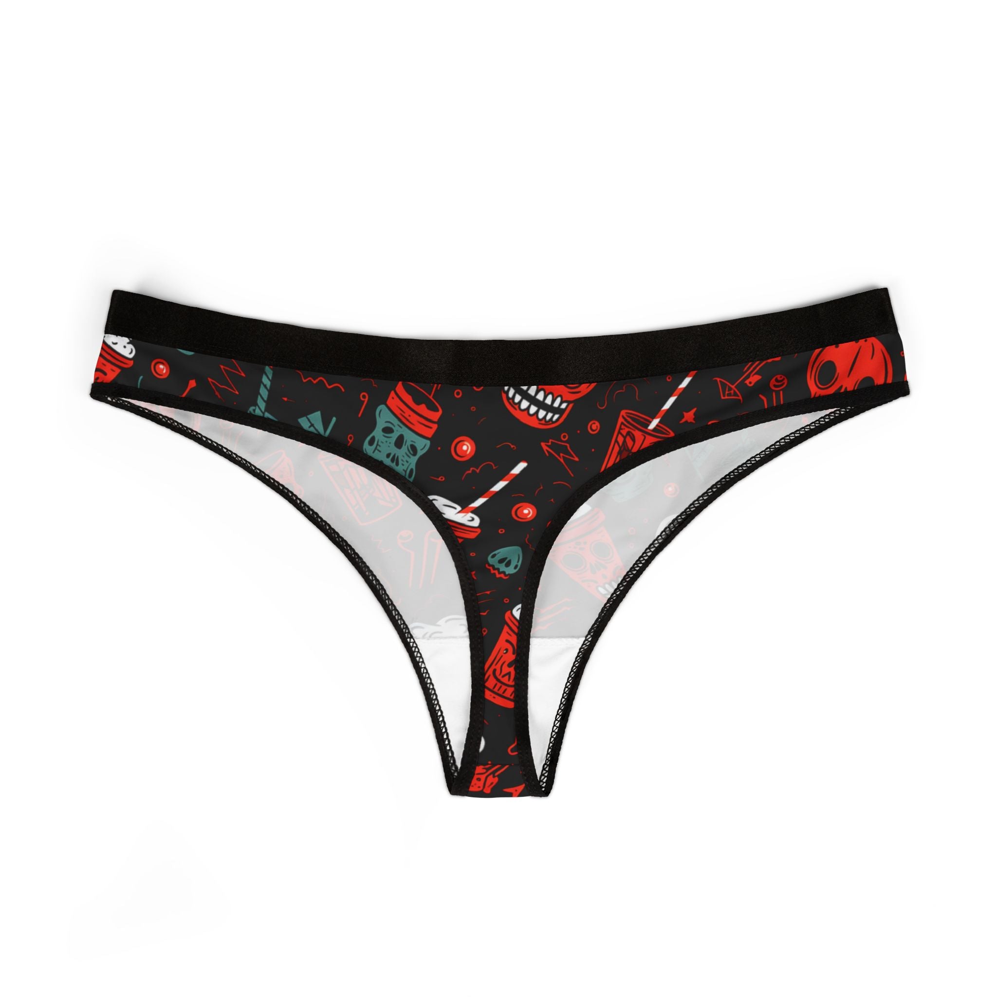 Women's thongs halloween crazy