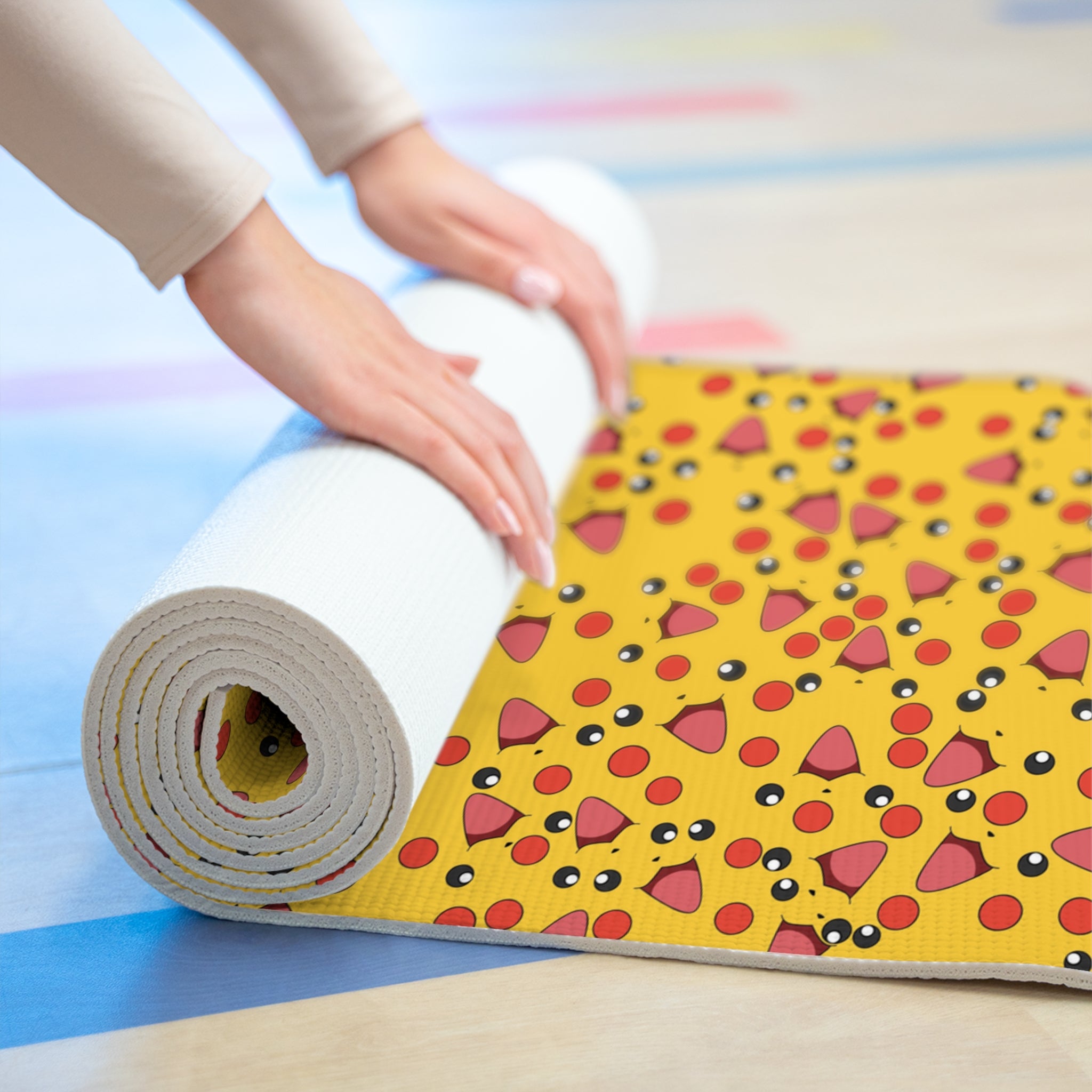 Foam yoga mat pokemon yellow